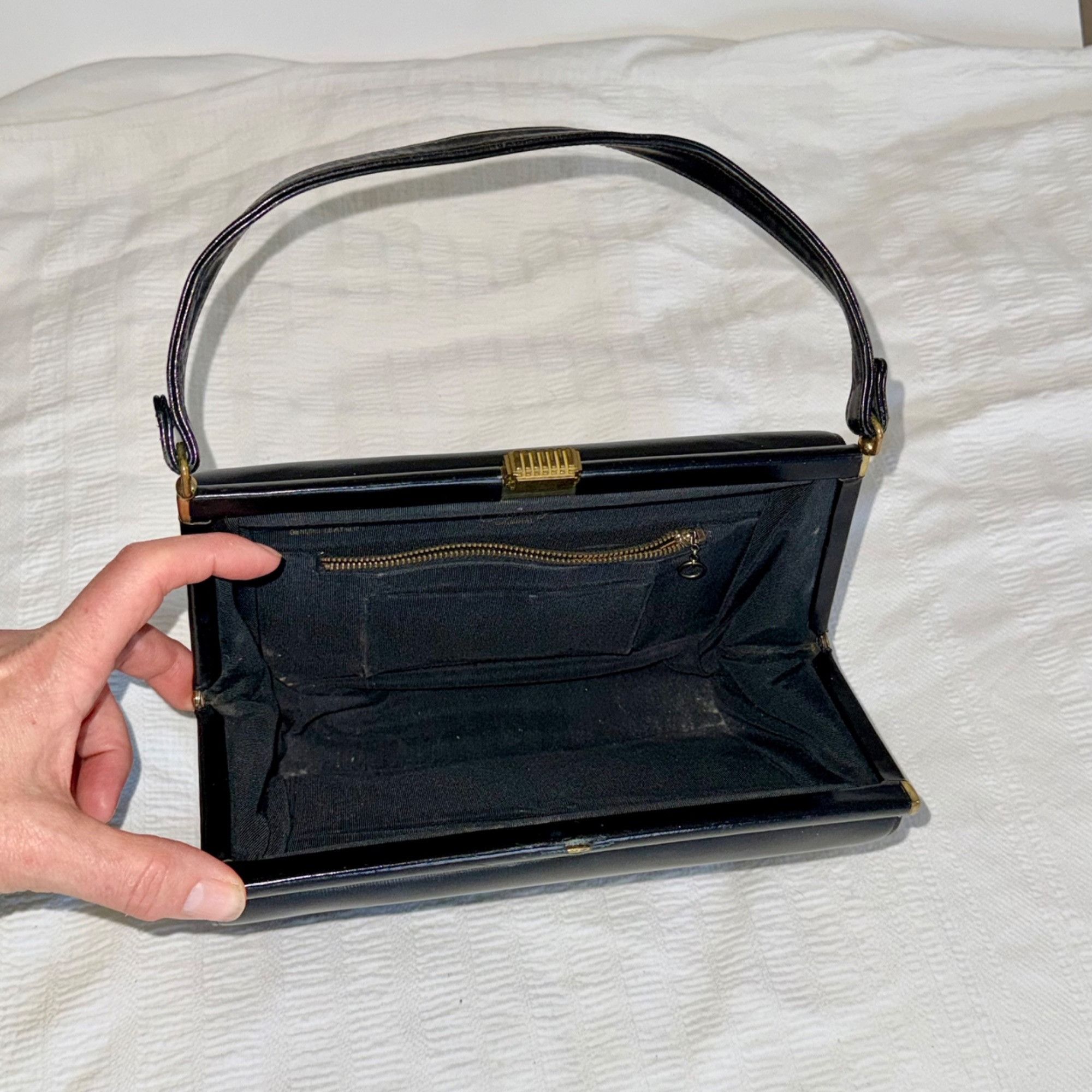 Other Vintage Coblentz Original Leather Handbag - Mid-Century Stru Size ONE SIZE - 4 Thumbnail