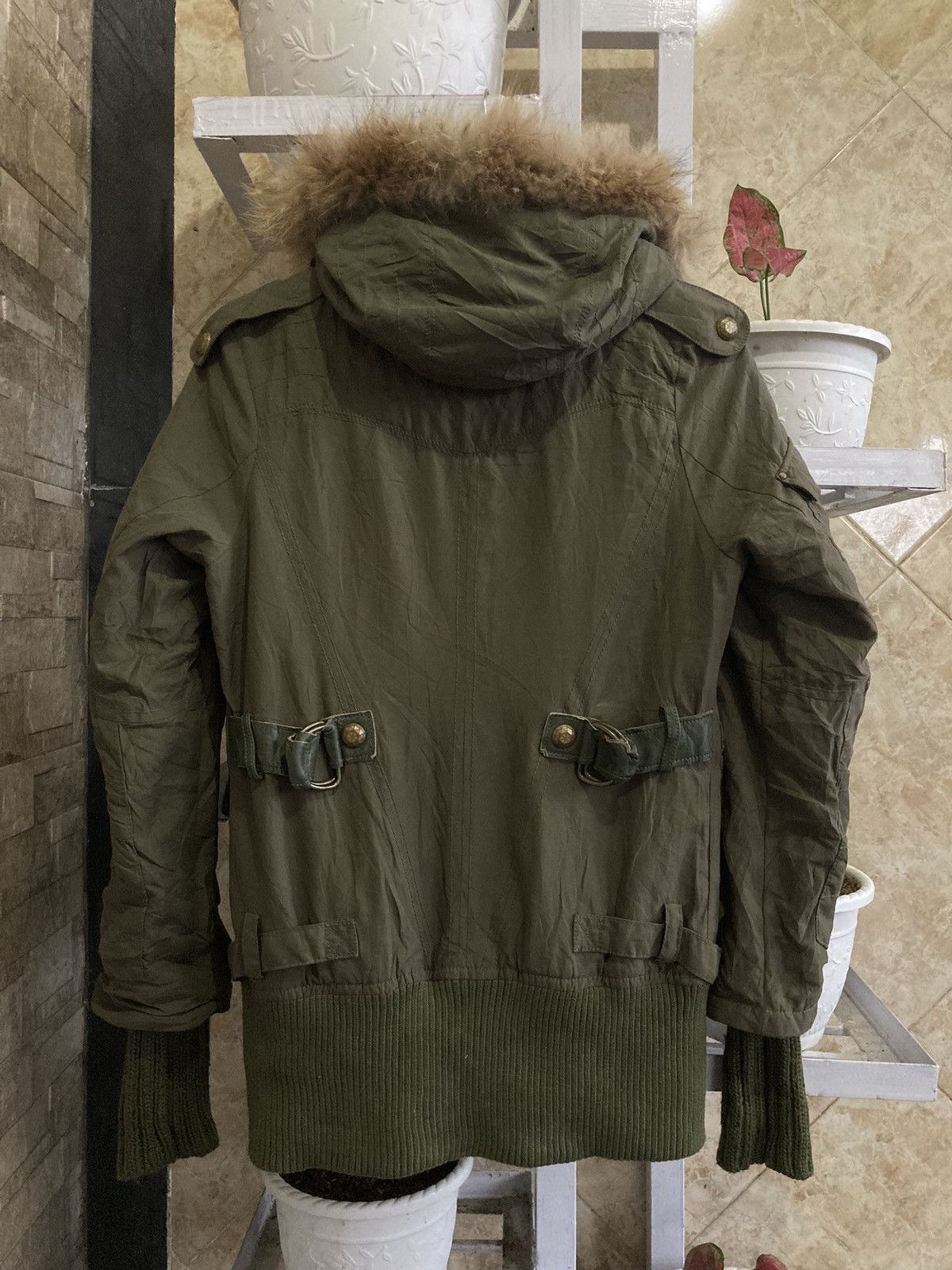Le Grande Bleu (L.G.B.) SLY - Bondage Bono Fur OG Apocalypse Vkei Jacket Japanese Size US M / EU 48-50 / 2 - 6 Thumbnail