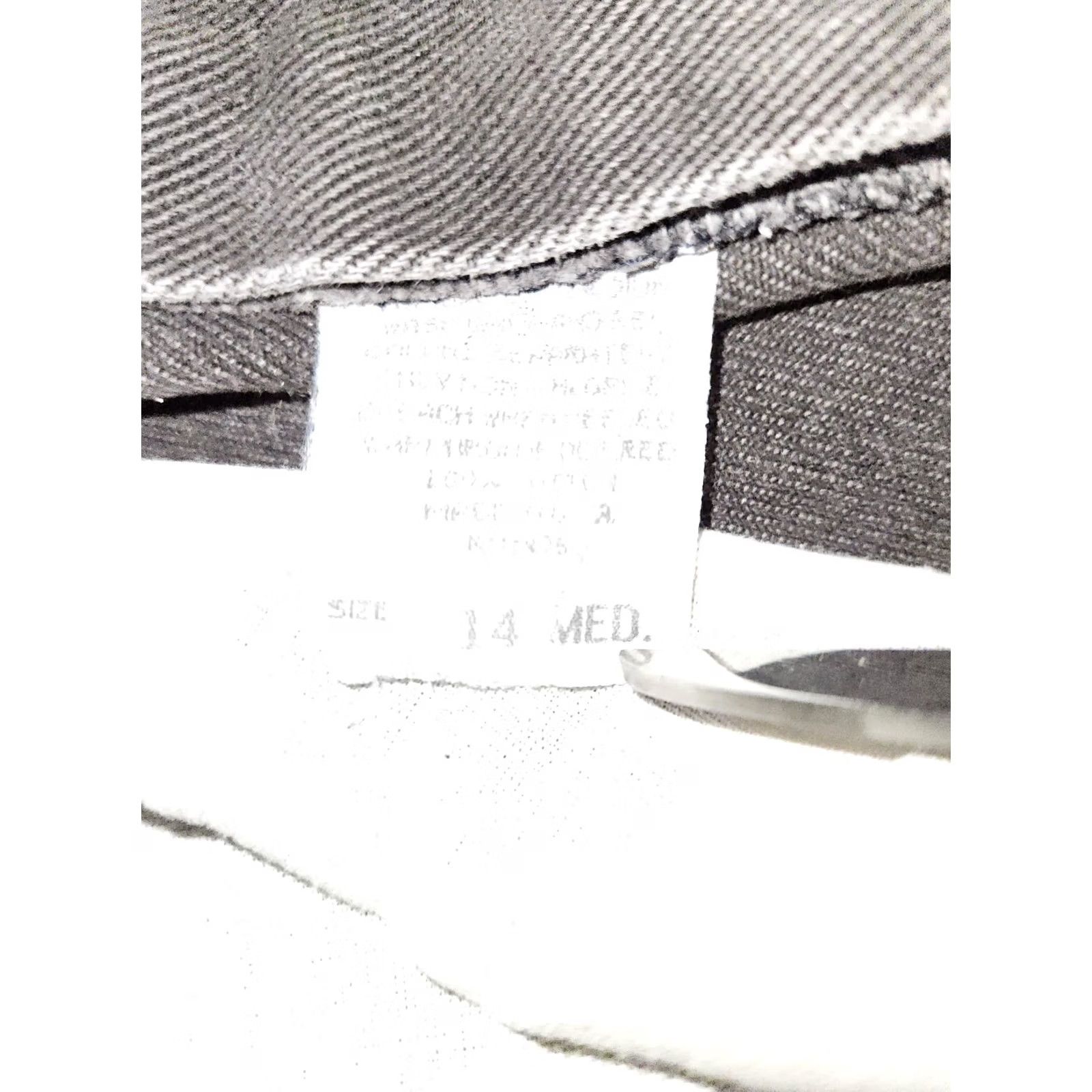 Lee VINTAGE LEE Tapered Jeans Women's 14 Medium High Rise 30 Inseam Black 90s Preppy USA Mens Womens Girls Size 36" / US 14 / IT 50 - 2 Thumbnail