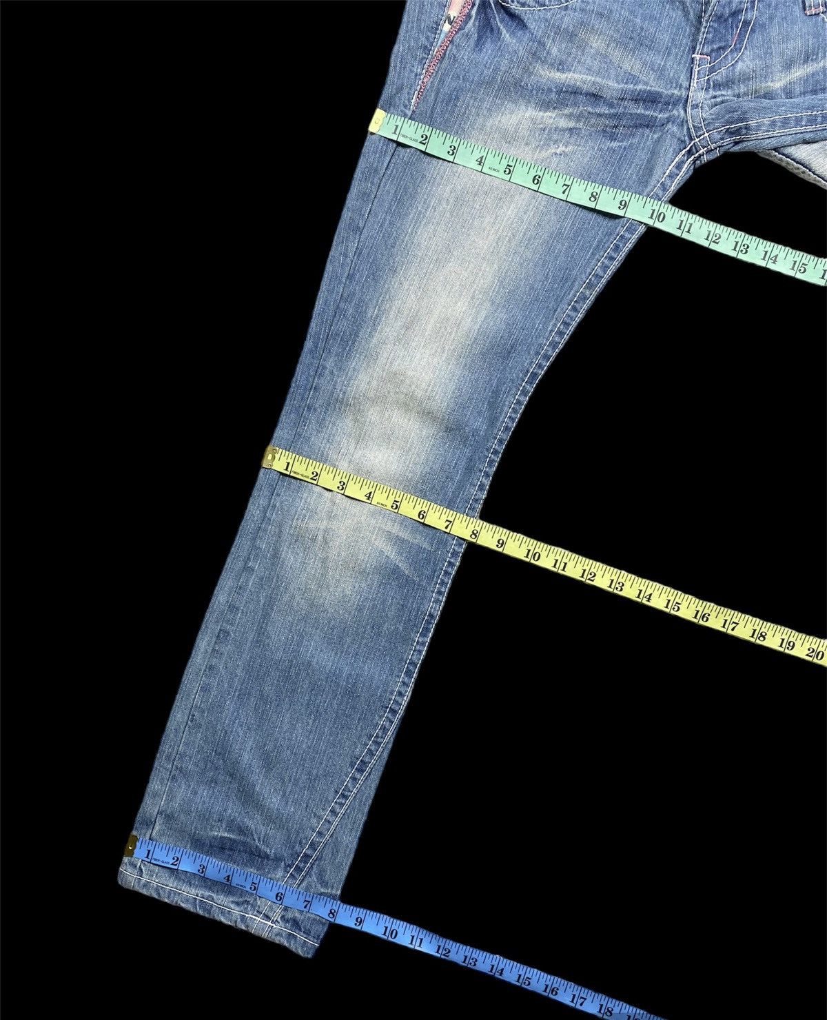 Hysteric Glamour × PPFM Double Waist Light Blue Denim By Blue Moon Blue Size US 31 - 5 Thumbnail