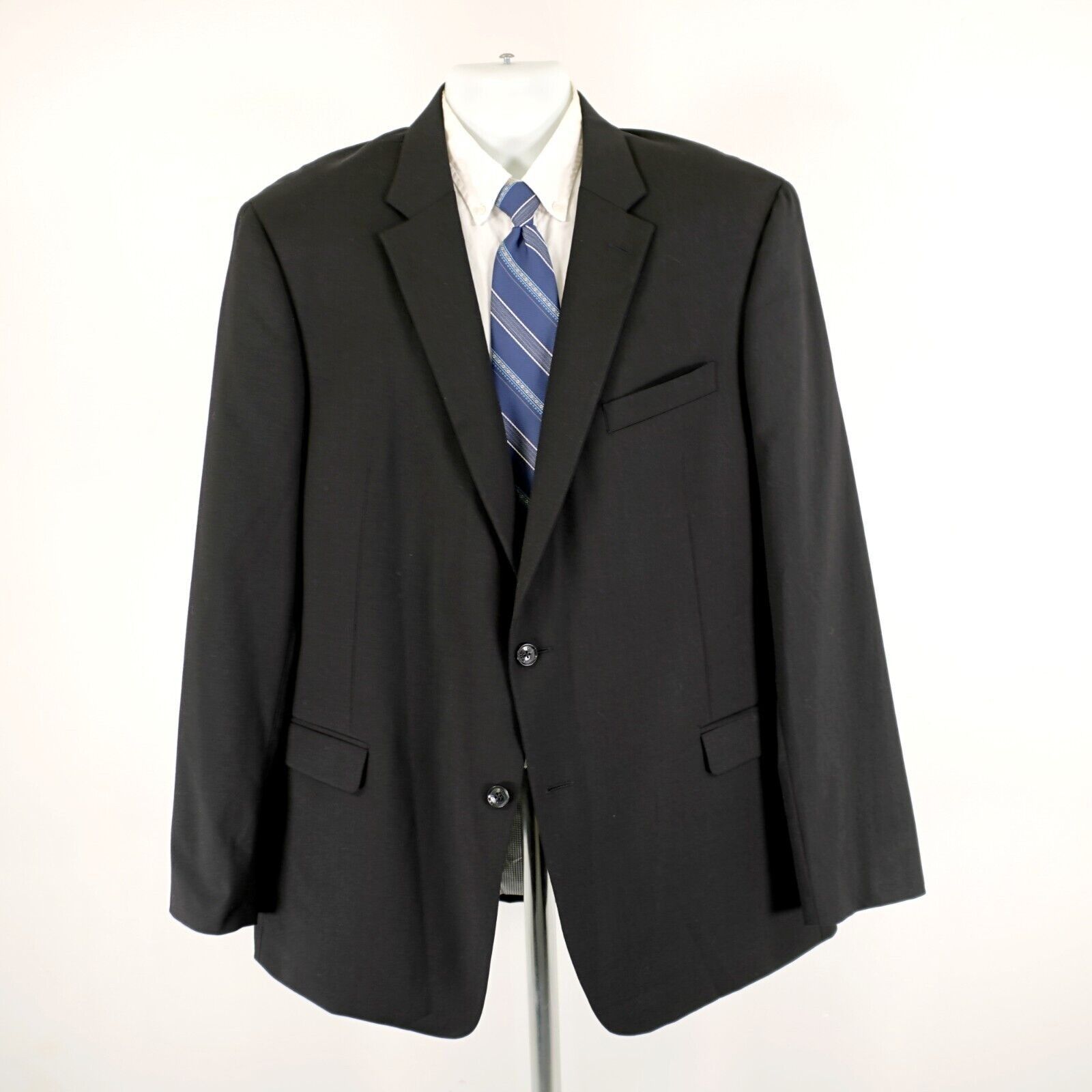 Tommy Hilfiger Tommy Hilfiger Wool Blend Black 2 Button Blazer 44L Tagged 4 Size 44L - 3 Thumbnail