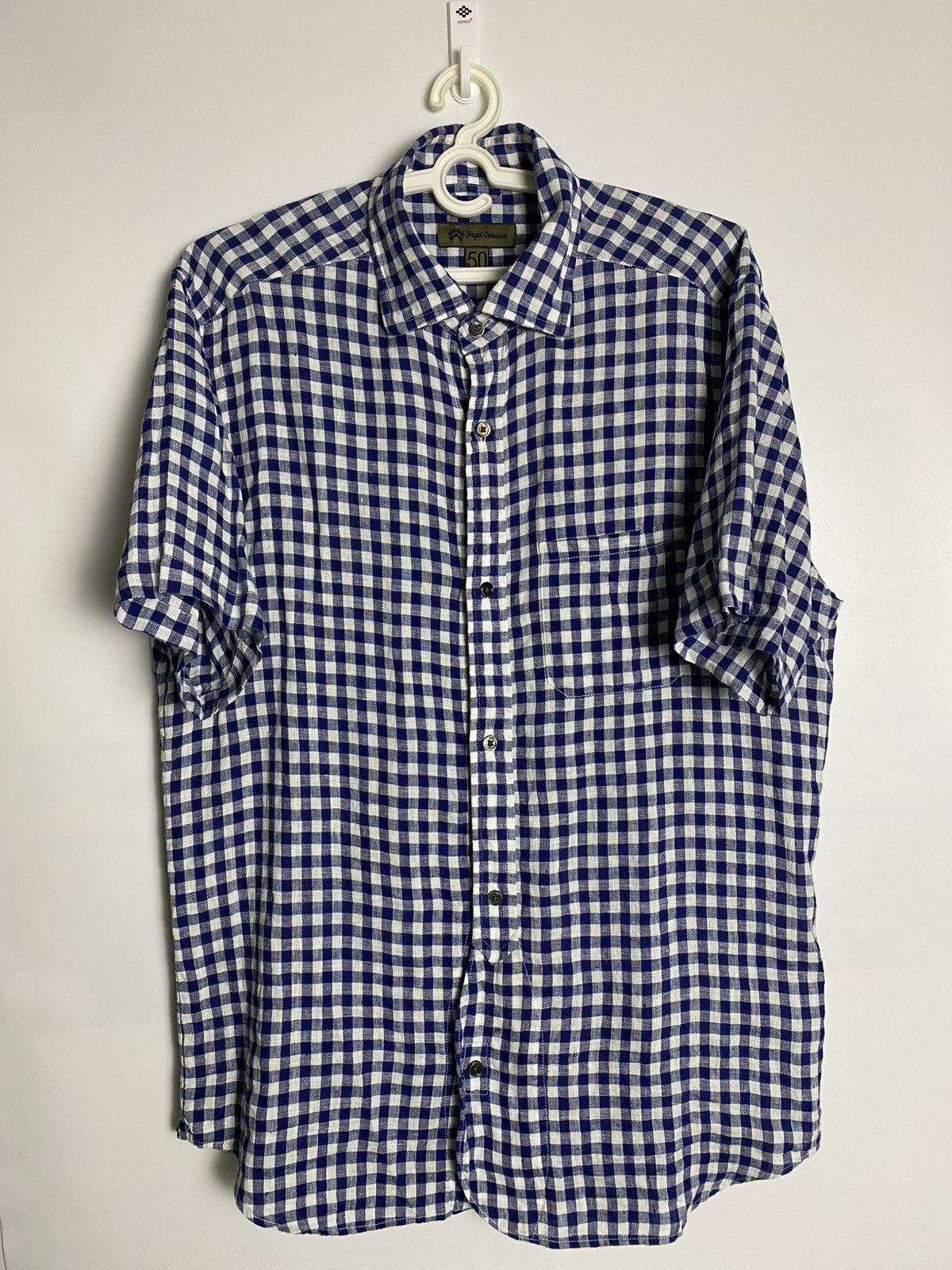 Nigel Cabourn Nigel Carbourn Linen Plaid Shirt Size US M / EU 48-50 / 2 - 1 Thumbnail