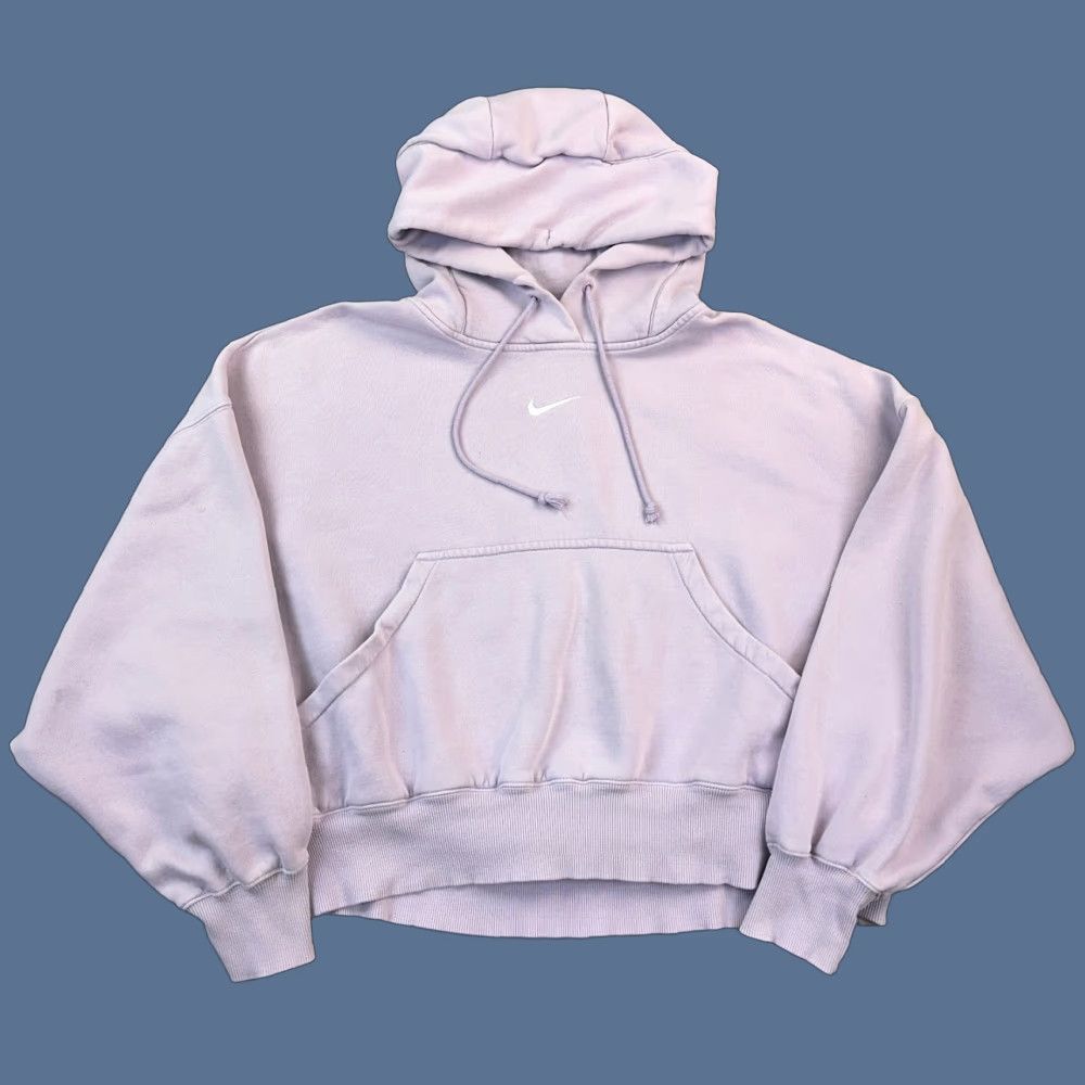 Nike Nike Sportswear Phoenix Hoodie Women's Medium Oversized Center Swoosh Pullover Purple Size M / US 6-8 / IT 42-44 - 1 Thumbnail