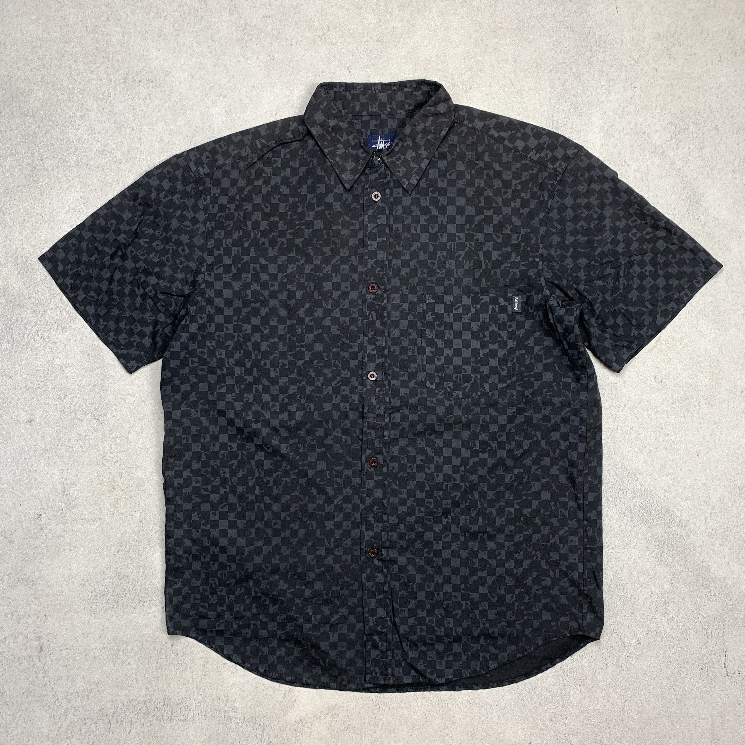Stussy STUSSY LACE BLACK SHIRT | Grailed