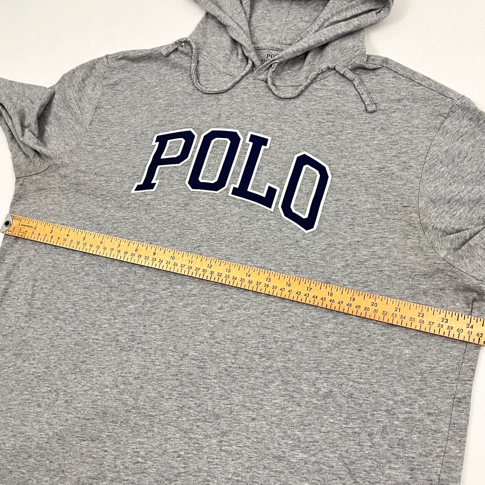 Polo Ralph Lauren Polo Ralph Lauren Hoodie Men XL Gray Lightweight Pullover Spell Out Graphic Prep Size US XL / EU 56 / 4 - 5 Thumbnail