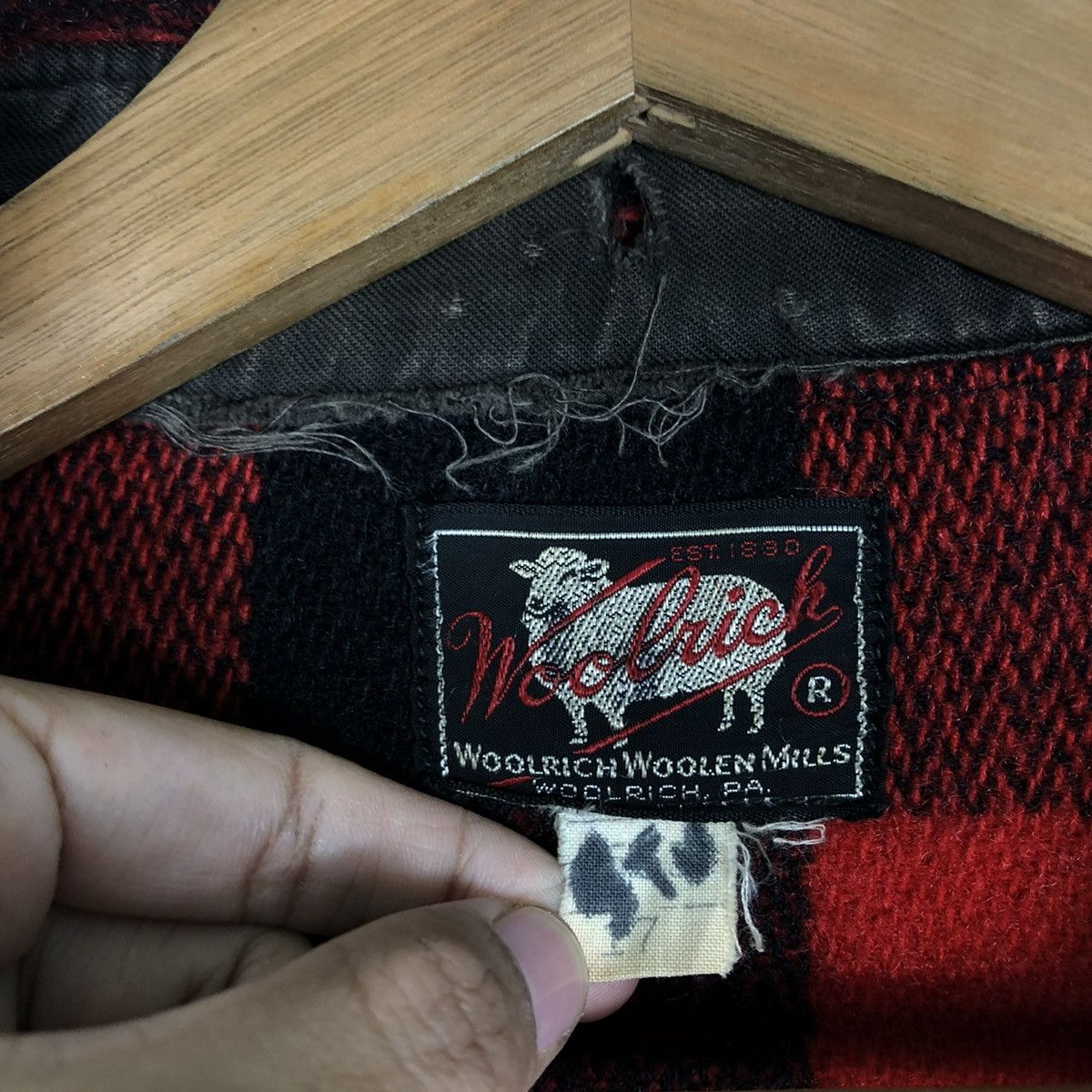Vintage 🔥70’s Vintage Woolrich Wool Jacket Work Tartan Design Size US M / EU 48-50 / 2 - 16 Thumbnail