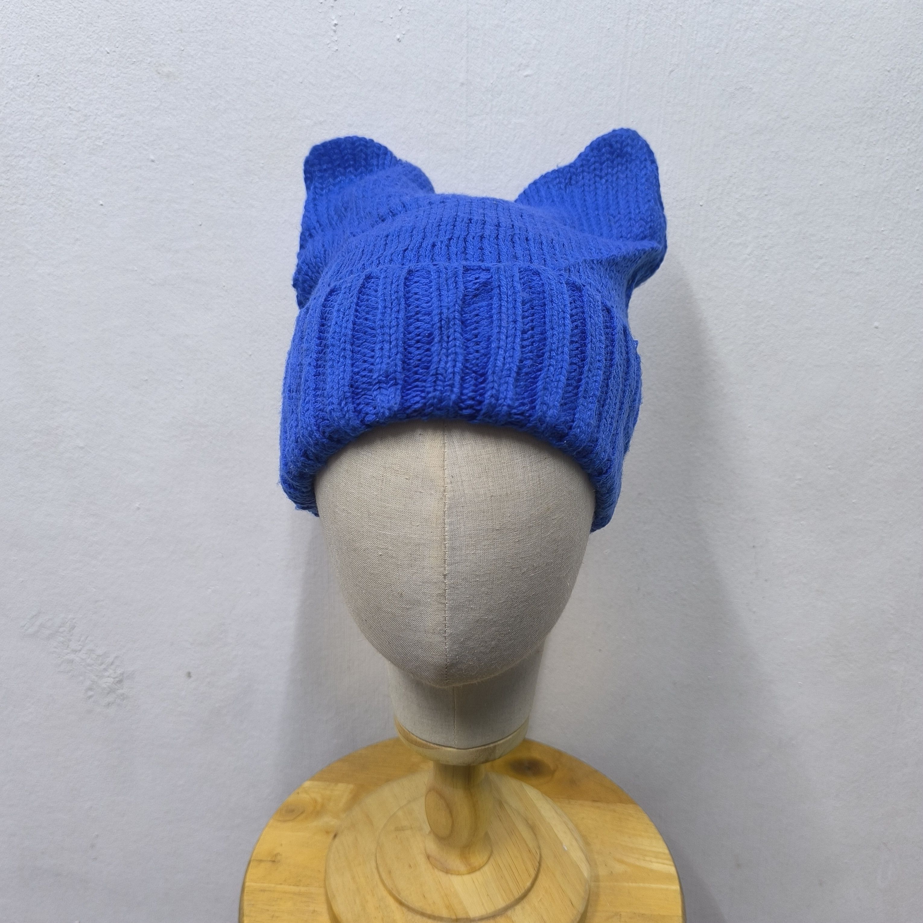 Japanese Brand 🐇 Harajuku style devil horn punk beanie hat Size ONE SIZE - 3 Thumbnail