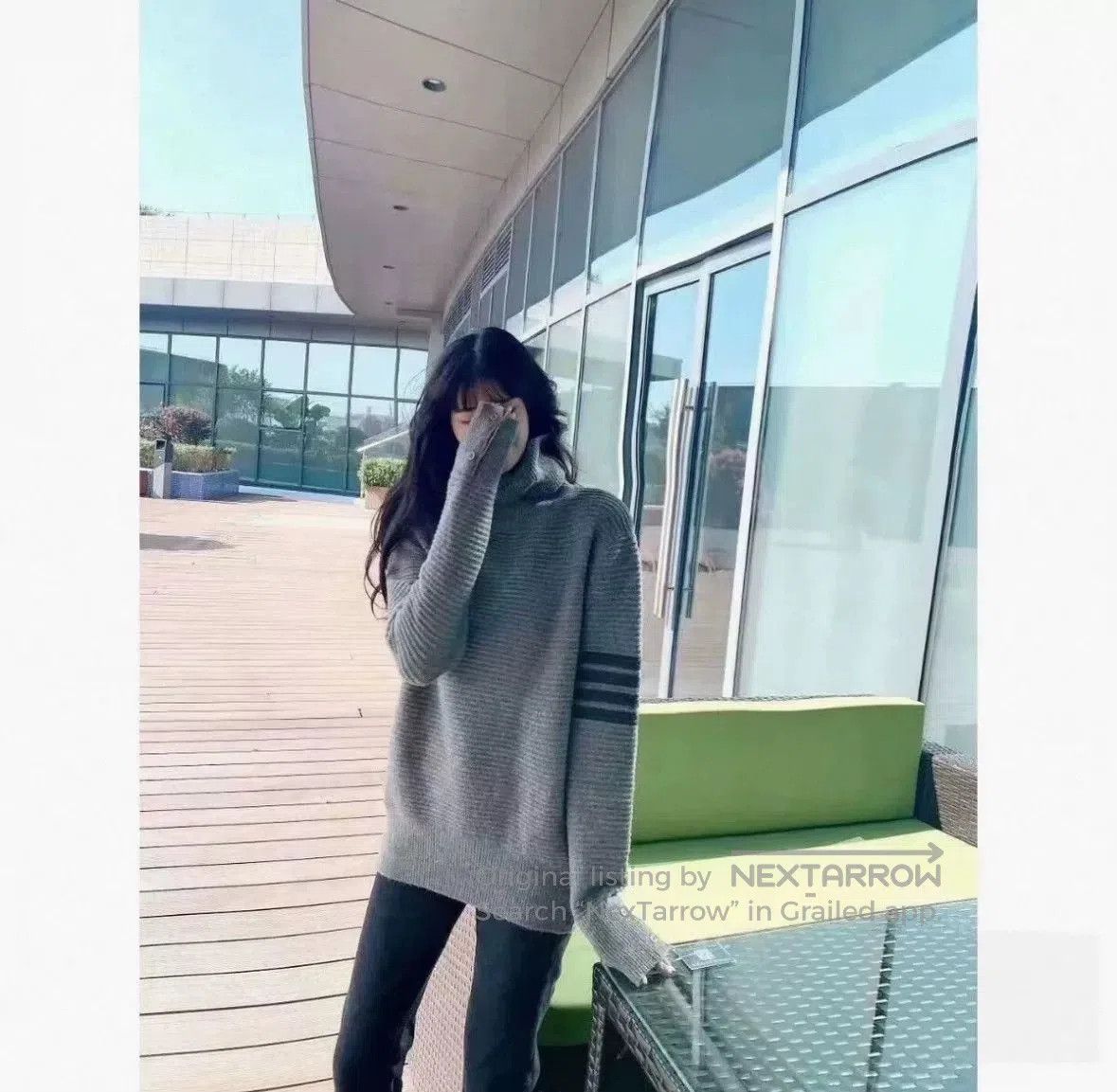 Thom Browne Thom Browne Cashmere Turtleneck Sweater. Size US M / EU 48-50 / 2 - 9 Thumbnail