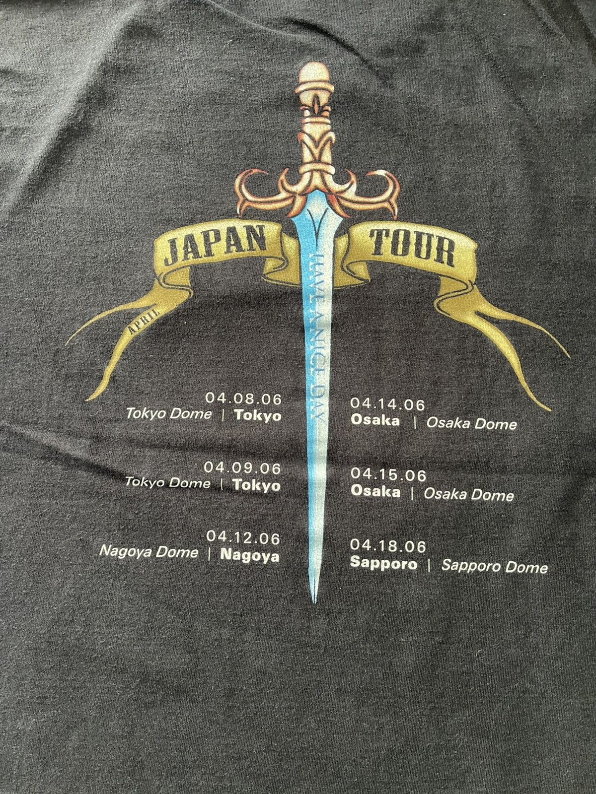 Bon Jovi VINTAGE Y2K BON JOVI JAPAN TOUR TEE VERY RARE Size US M / EU 48-50 / 2 - 5 Thumbnail