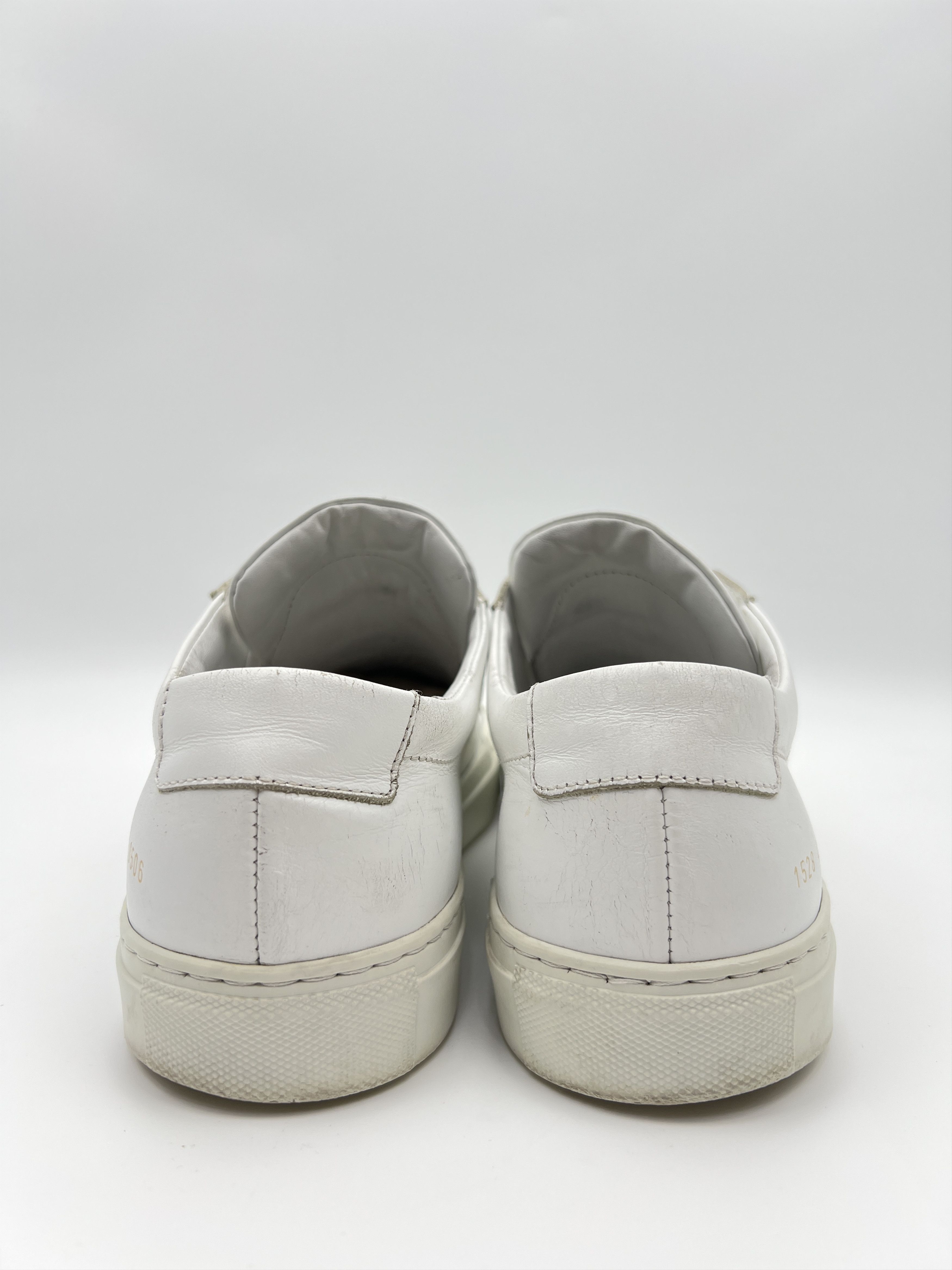 Common Projects Common Projects Achilles White Leather Sneakers Low 42 Size US 9 / EU 42 - 4 Thumbnail