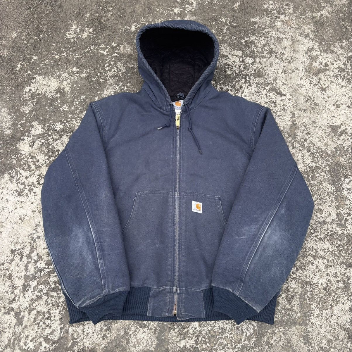 Carhartt Vintage Carhartt Active Jacket J140 NVY Size US L / EU 52-54 / 3 - 2 Thumbnail