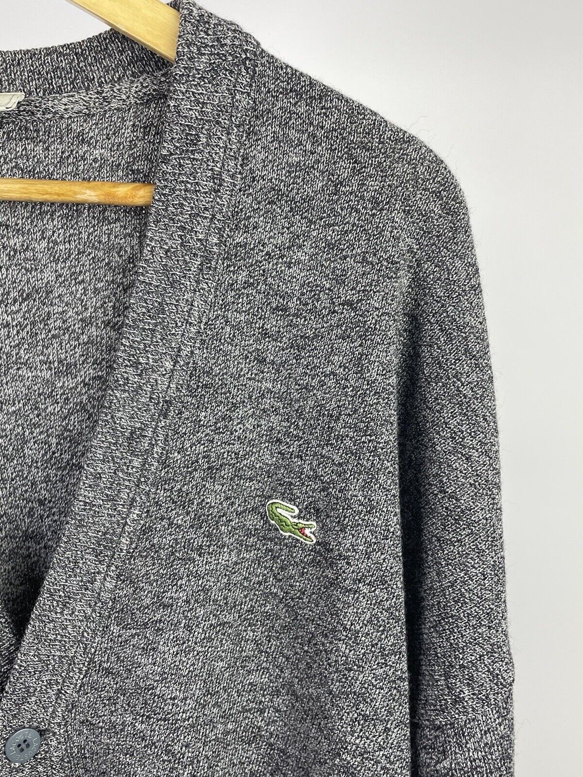 Lacoste Lacoste Vintage 80s 90s Cardigan Sweater Large / 5 Size US L / EU 52-54 / 3 - 3 Thumbnail