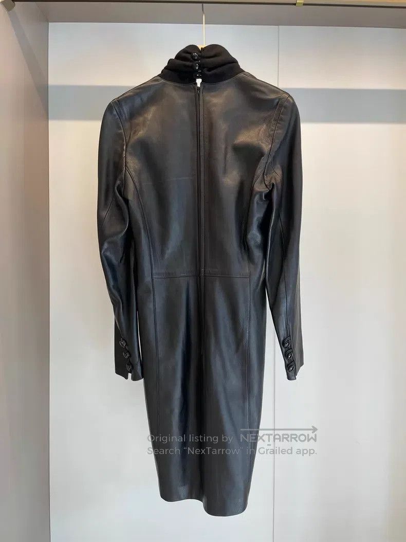 Loewe Loewe Black leather dress Size S / US 4 / IT 40 - 2 Thumbnail