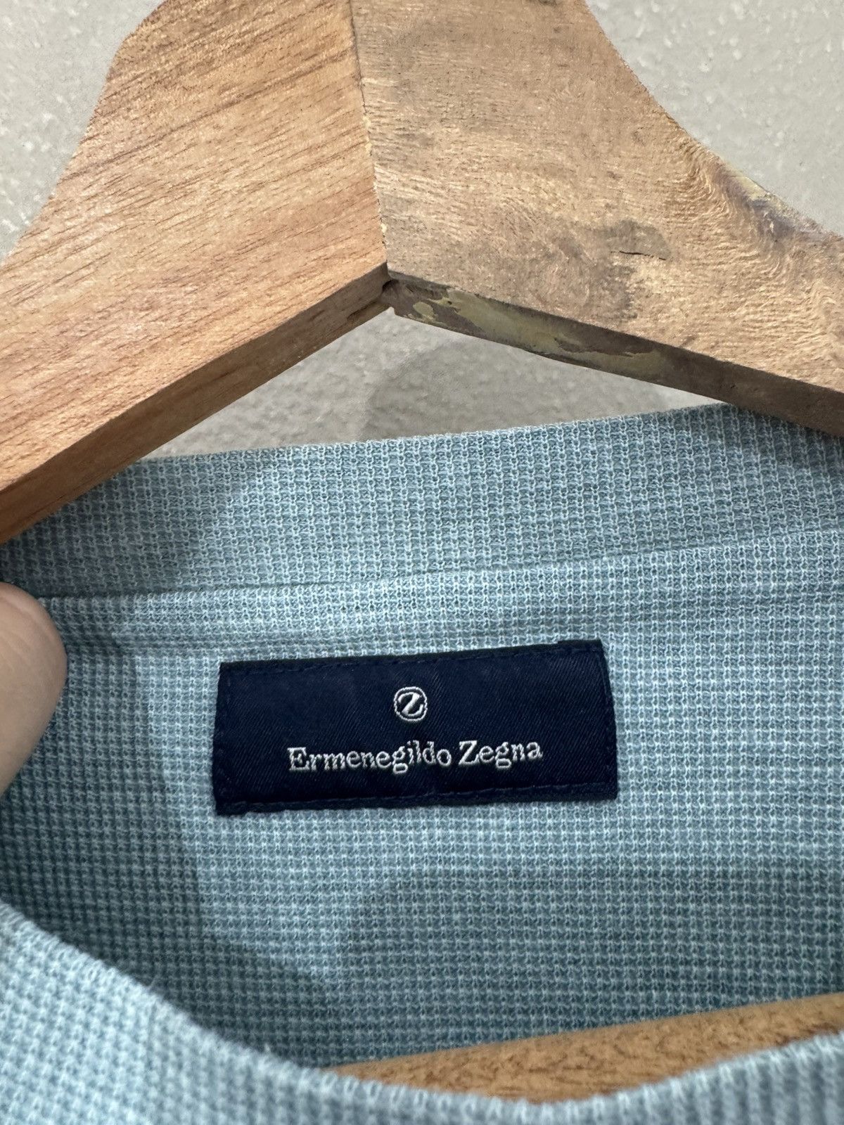 Ermenegildo Zegna Vintage Ermengildo Zegna tee rare tshirt basic Size US L / EU 52-54 / 3 - 3 Thumbnail