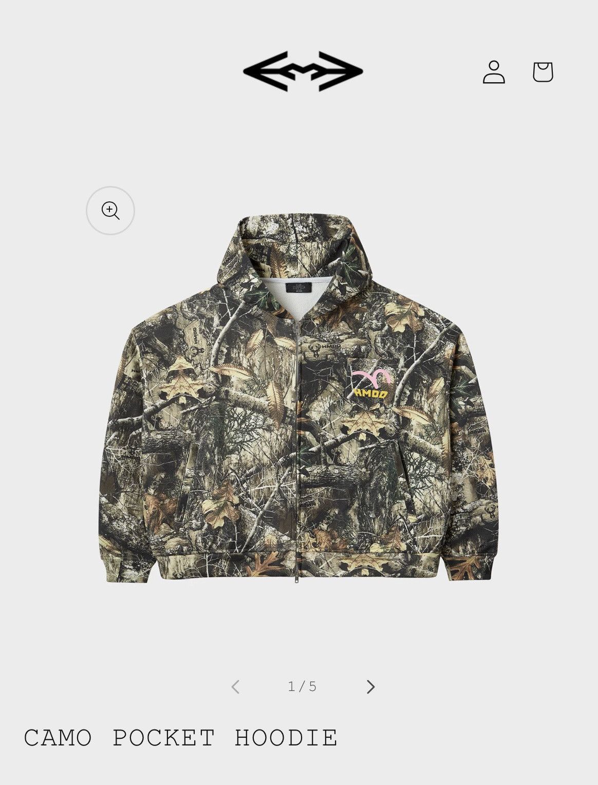 HMDD HMDD CAMO POCKET HOODIE Size US L / EU 52-54 / 3 - 1 Thumbnail
