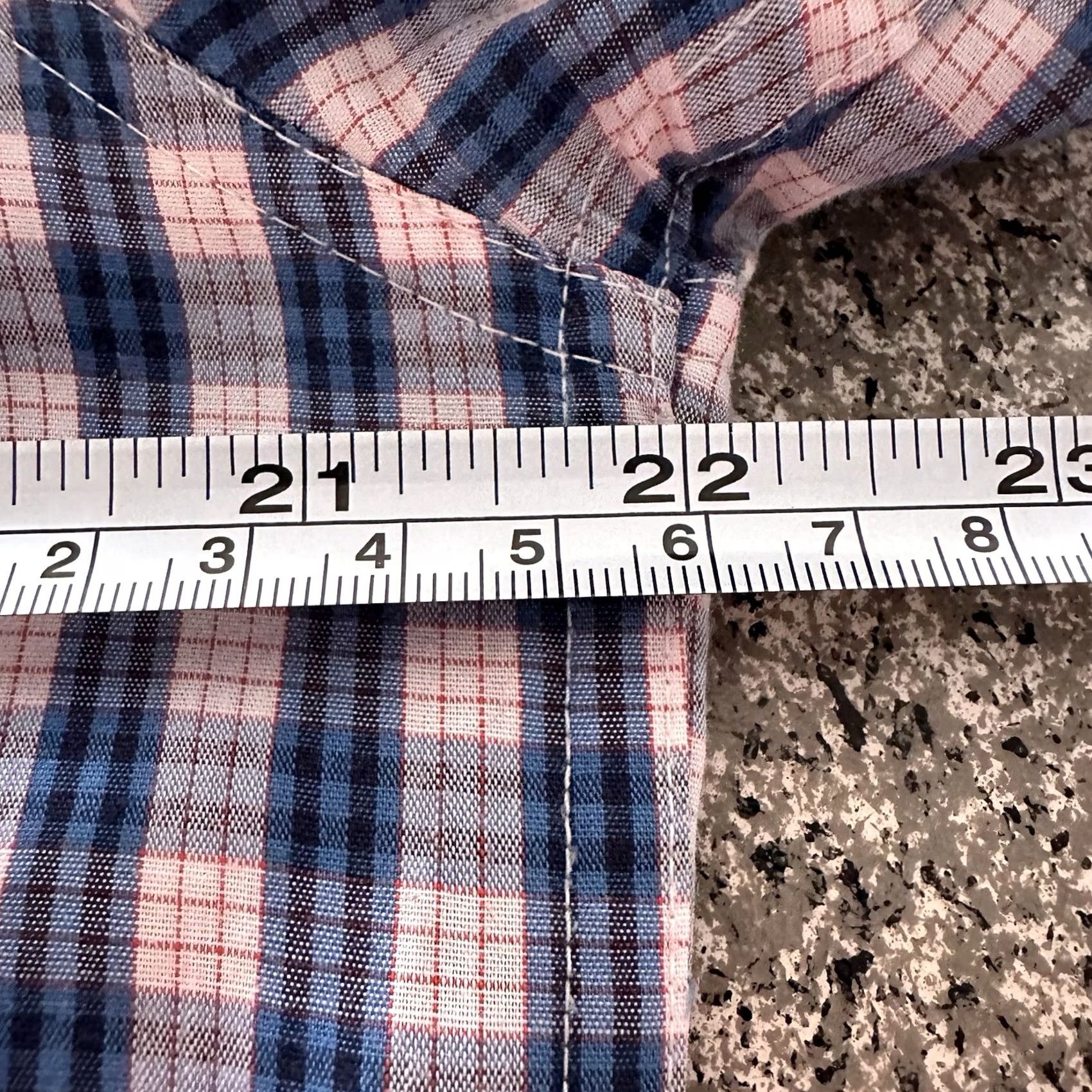 Original Penguin Original Penguin Plaid Button-Up Shirt Mens M Blue Long Sleeve XS? Size US M / EU 48-50 / 2 - 6 Thumbnail