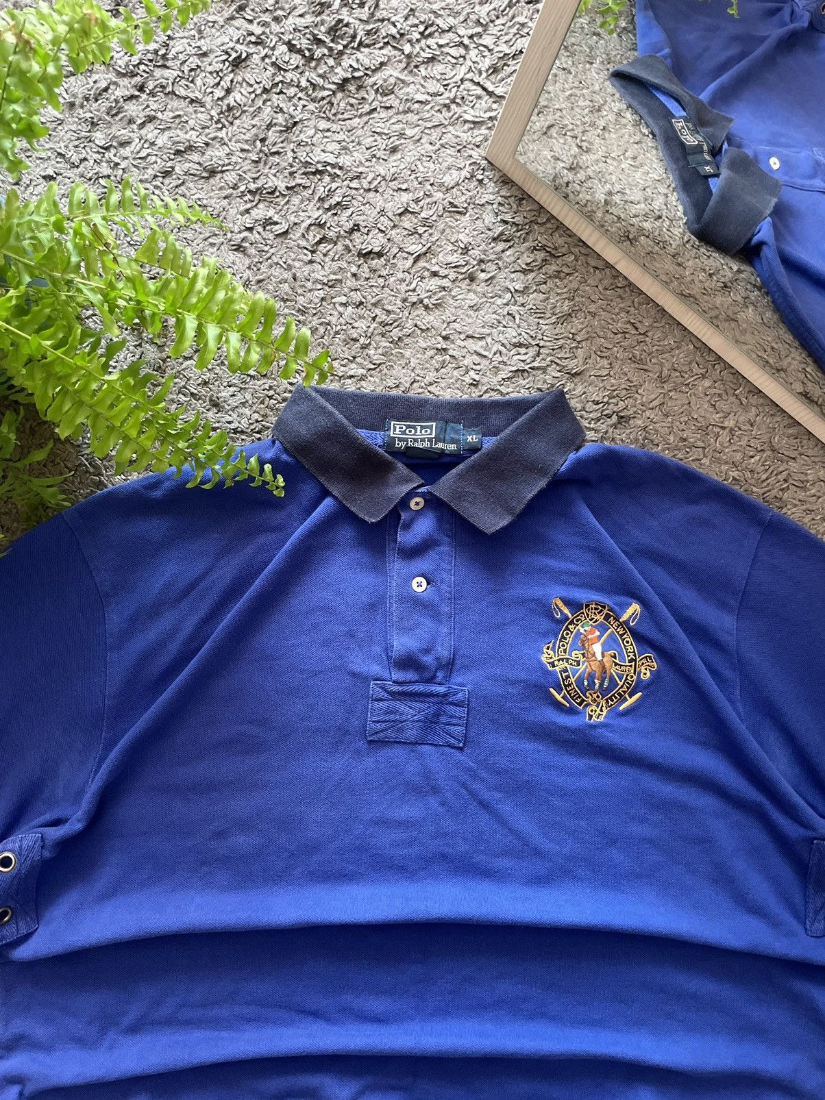 Polo Ralph Lauren × Vintage Polo Ralph Lauren T-Shirt Streetwear Big Logo Chief Keef Y2k Size US XL / EU 56 / 4 - 8 Thumbnail