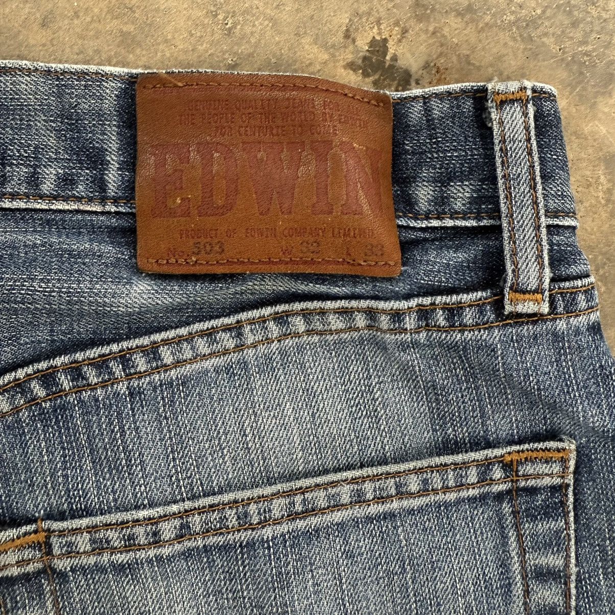 Edwin VINTAGE EDWIN FADED JEANS DENIM PANTS Size US 32 / EU 48 - 13 Thumbnail
