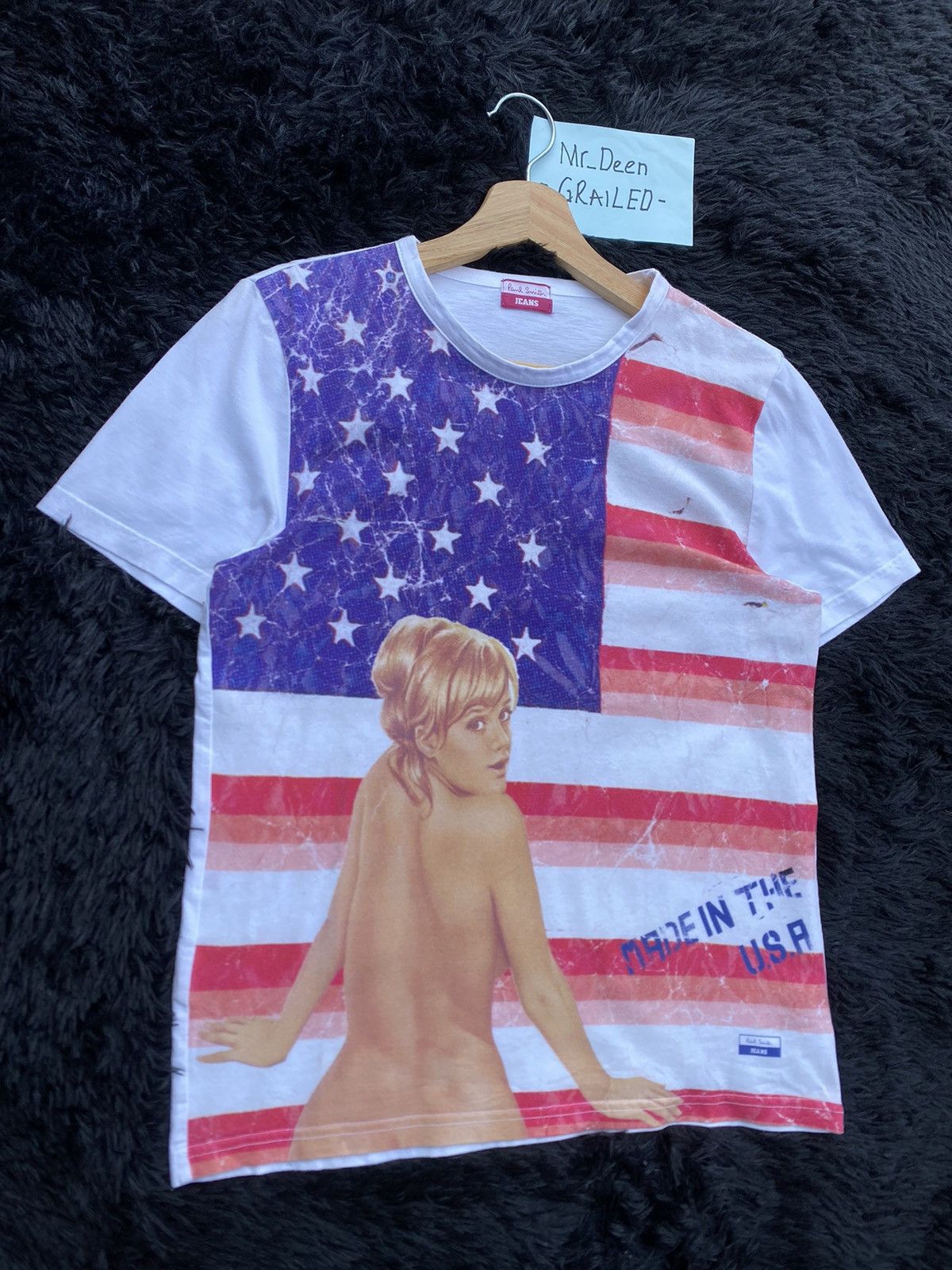 Paul Smith Rare Vintage Paul Smith American Flag Tshirt Size US S / EU 44-46 / 1 - 2 Thumbnail