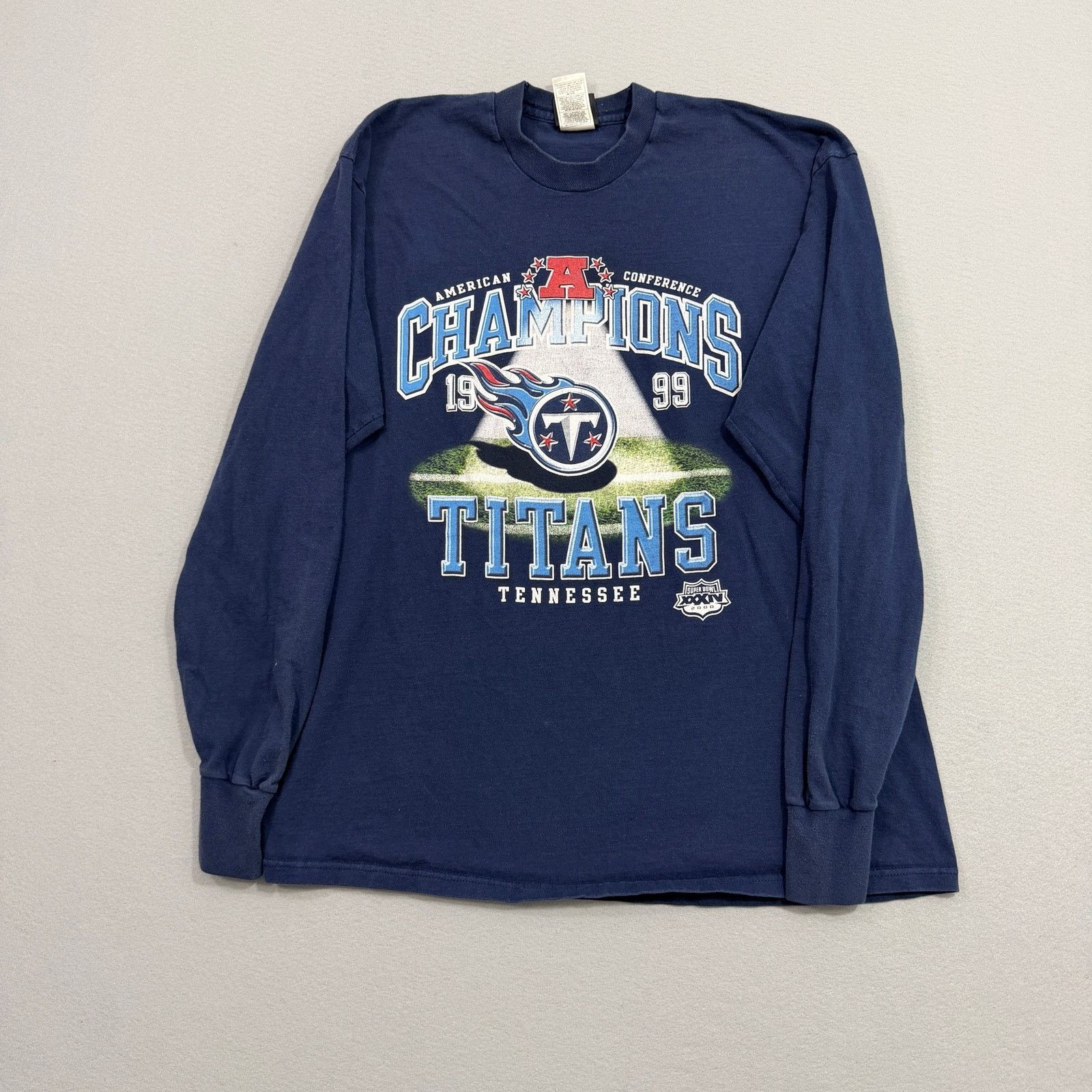 Vintage Vintage 1999 Tennessee Titans AFC Championship Game Shirt Size US XXL / EU 58 / 5 - 1 Thumbnail