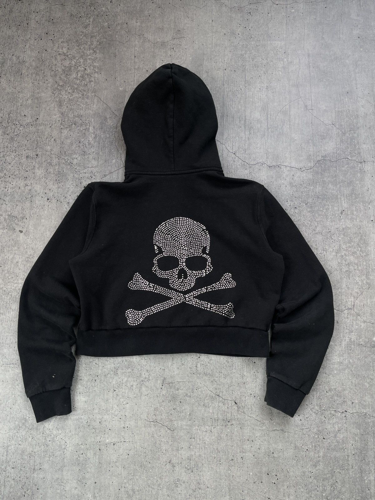 Oakley × Vintage Vintage Oakley style Y2K skull dead zip hoodie Size S / US 4 / IT 40 - 1 Thumbnail