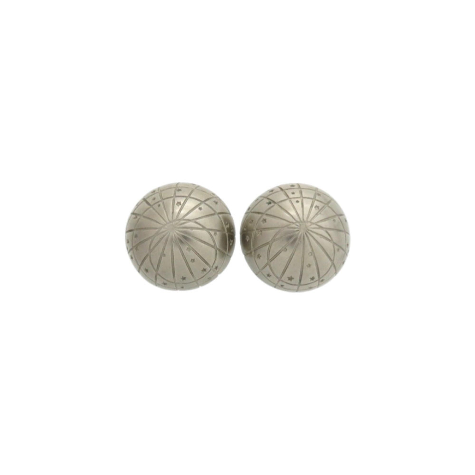 Hermes Excellent condition Hermès Zodiac Horoscope ZODIAC metal silver earrings 0116HERMES Size ONE SIZE - 1 Thumbnail