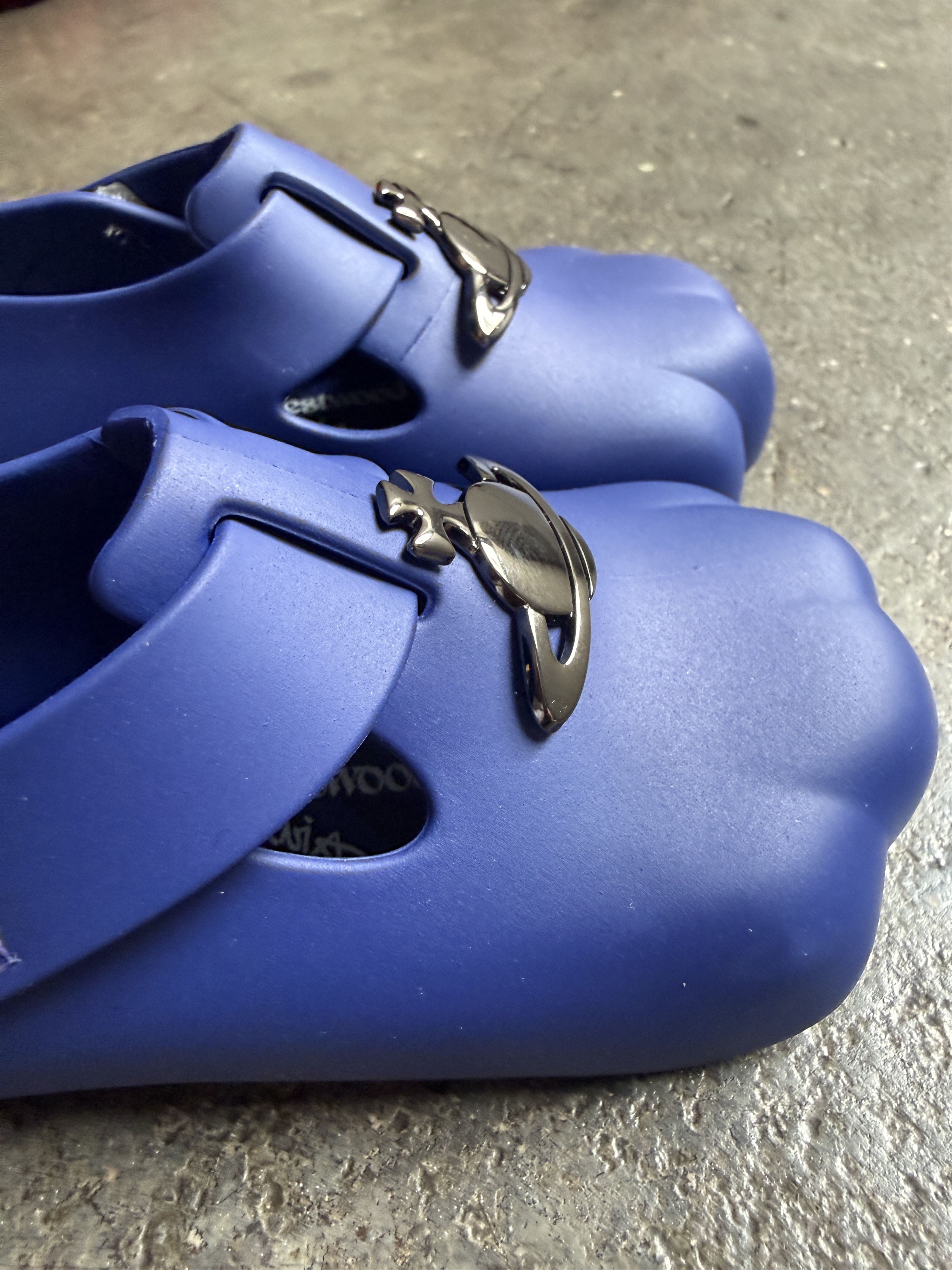 Vivienne Westwood 1/1 Sample Adjustable Melissa Kid Shoe w/ Metal orb Size US 6 / EU 39 - 6 Thumbnail
