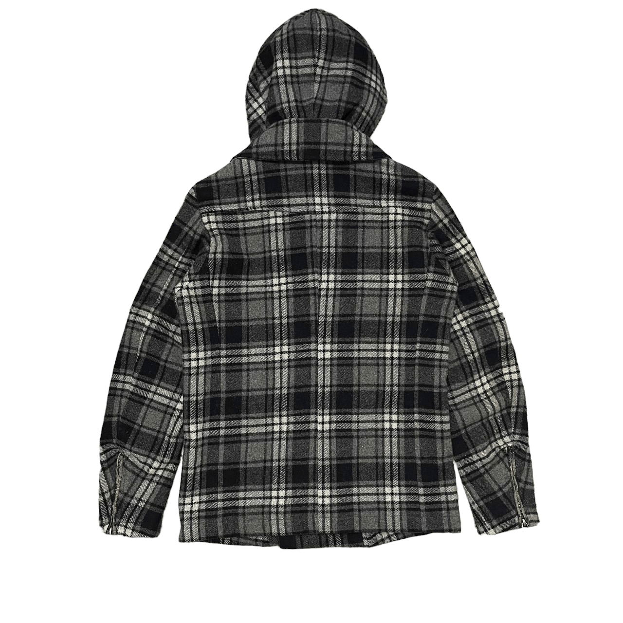 semanticdesign Semantic Design Plaid Wool Hooded Coat Size US M / EU 48-50 / 2 - 17 Thumbnail