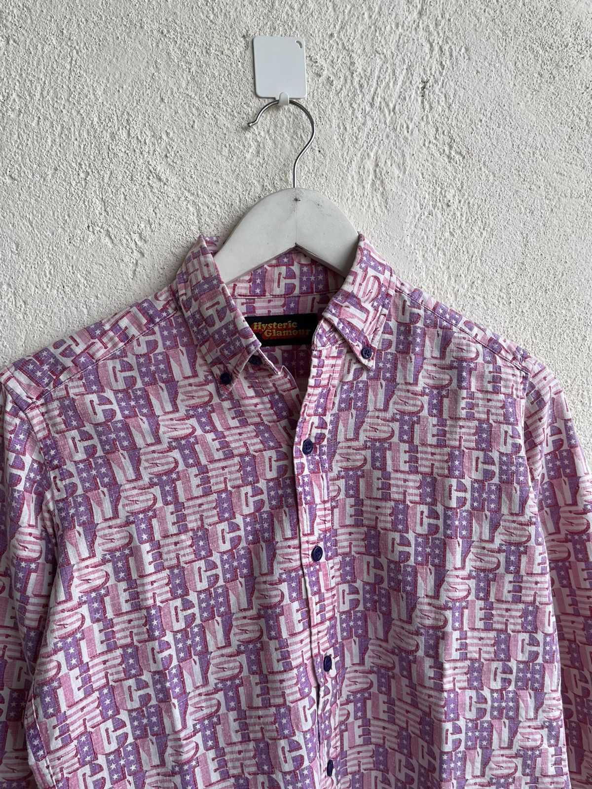 Hysteric Glamour 2000s Hysteric glamour japan Monogram shirt y2k style Size M / US 6-8 / IT 42-44 - 2 Thumbnail