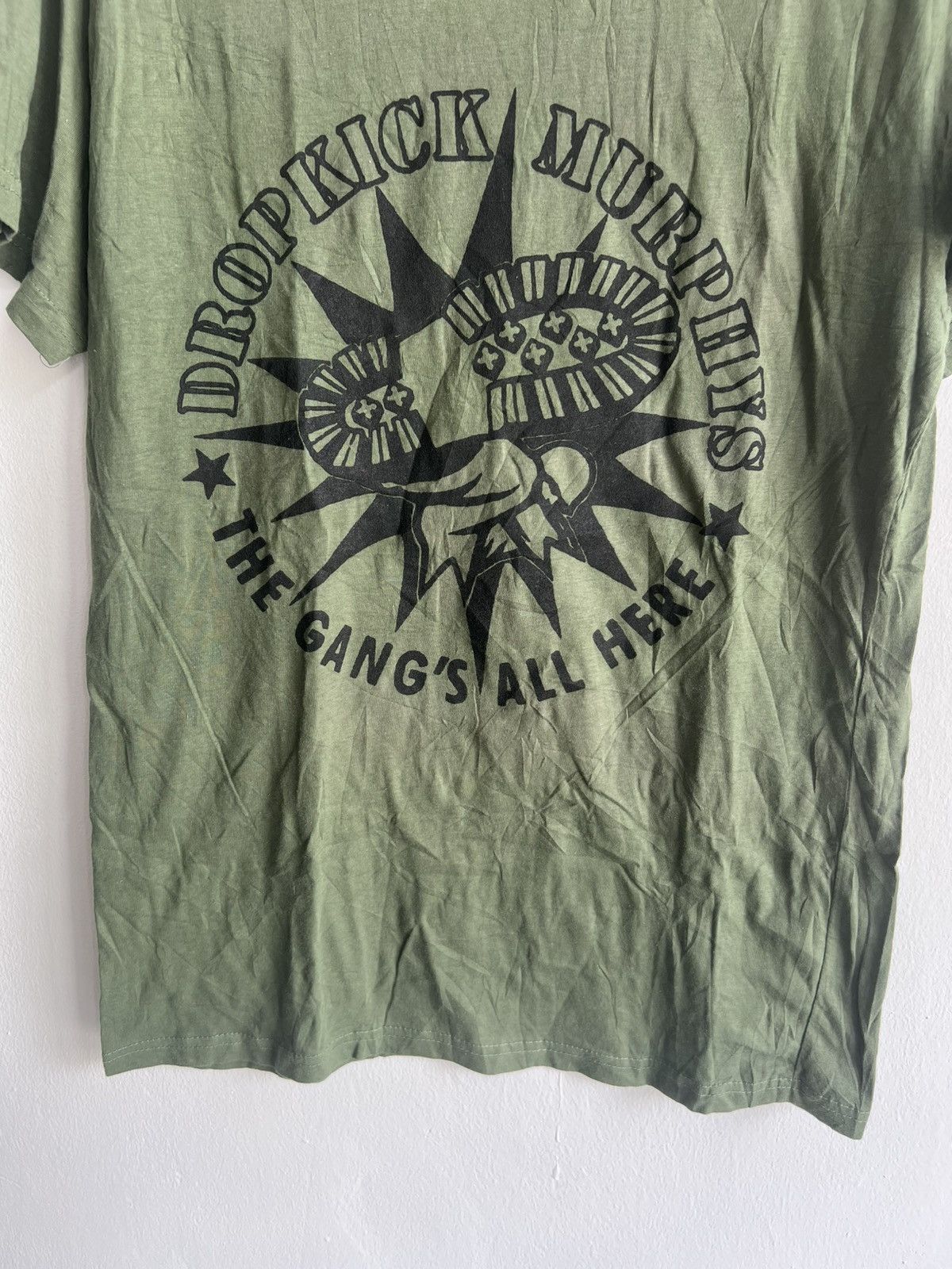 Vintage Vintage Dropkick Murphy & Gangs All Here 2020 UK Tour Shirt Size US M / EU 48-50 / 2 - 4 Thumbnail