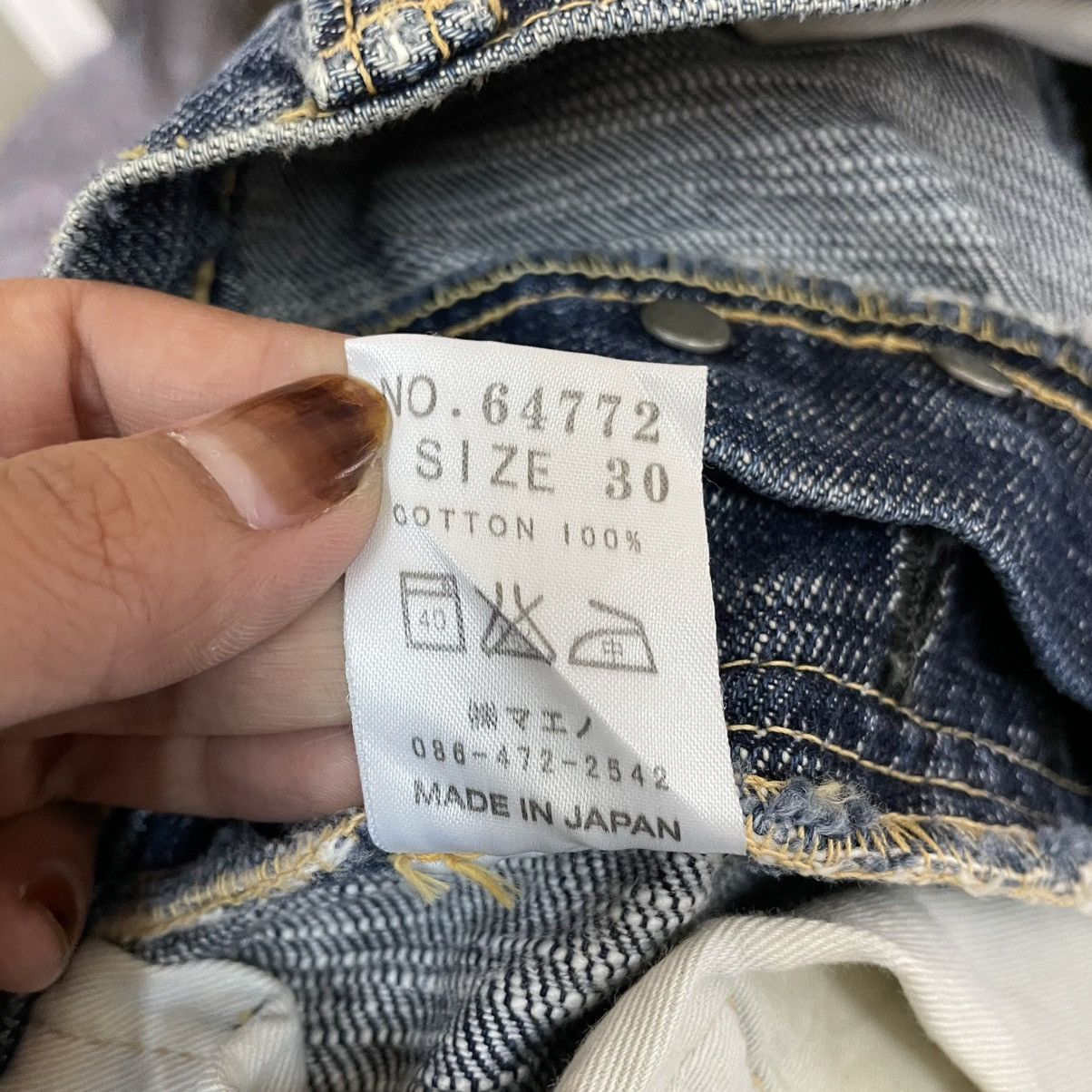 Eternal × Kapital 💥ETERNAL JAPAN BAMBOO SELVEDGE DISTRESSED JEAN Size US 30 / EU 46 - 14 Thumbnail