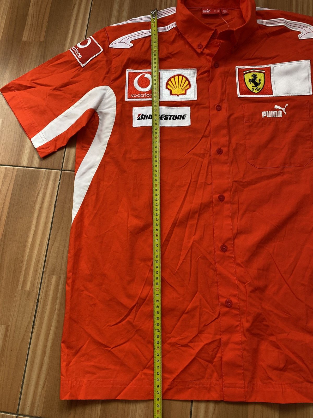 Puma Puma Scuderia Ferrari F1 Team 00s Vintage Mens Shirt Size US M / EU 48-50 / 2 - 18 Thumbnail