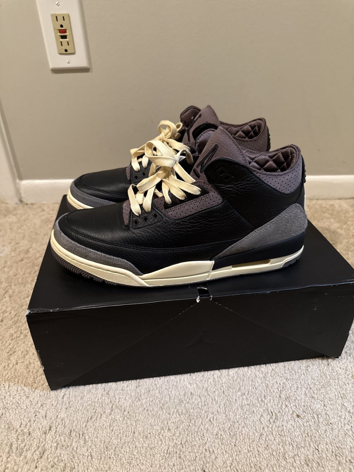 Jordan Brand × Nike Jordan 3 A ma maniere Size US 11.5 / EU 44-45 - 5 Thumbnail