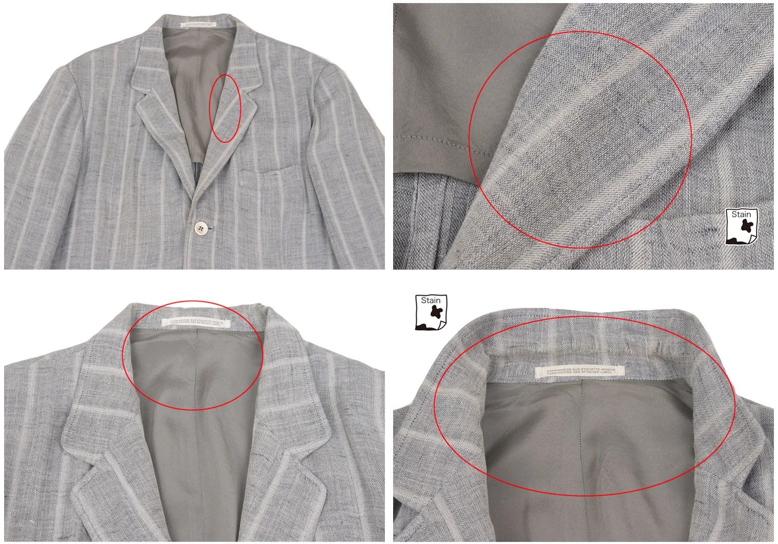 Yohji Yamamoto Yohji Yamamoto Linen Blend Stripe Suit Size US M / EU 48-50 / 2 - 3 Thumbnail