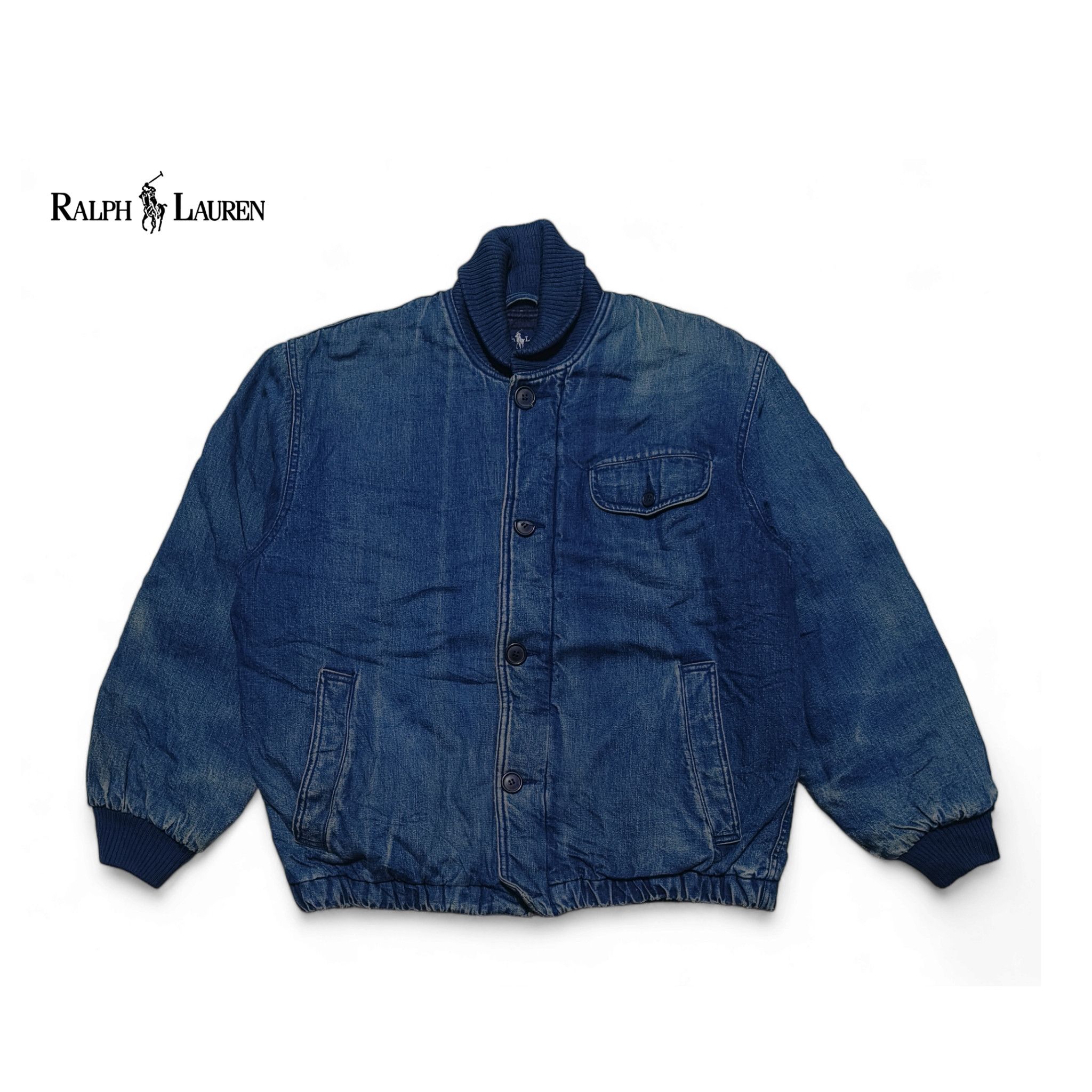 Ralph Lauren Vintage Ralph Lauren RL Denim Jean Jacket Polo Ralph Lauren Size US M / EU 48-50 / 2 - 2 Thumbnail