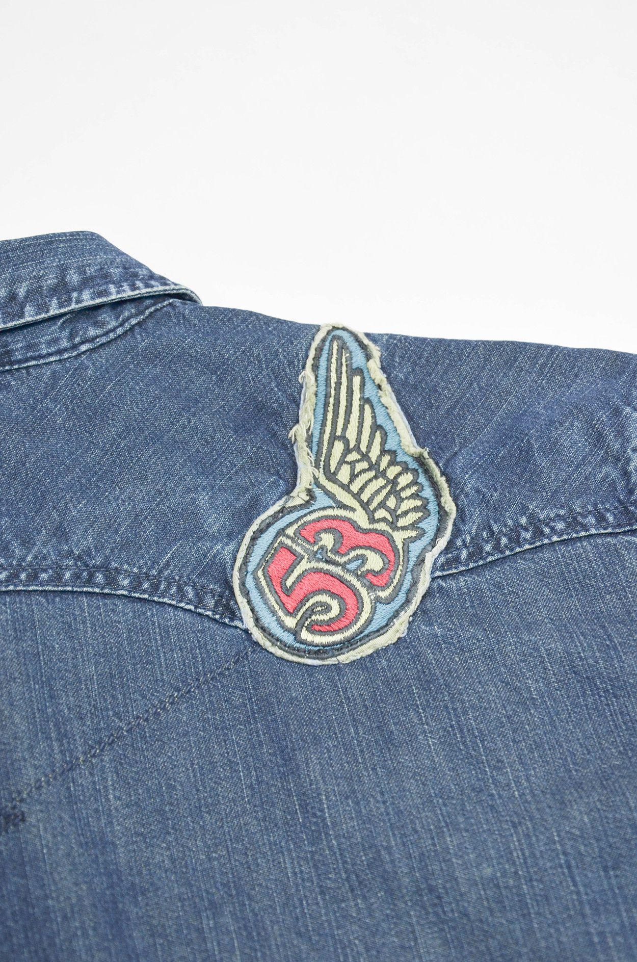 Levi's Levi’s Patched Western Denim Shirt – Made in Italy – L Size US L / EU 52-54 / 3 - 12 Thumbnail