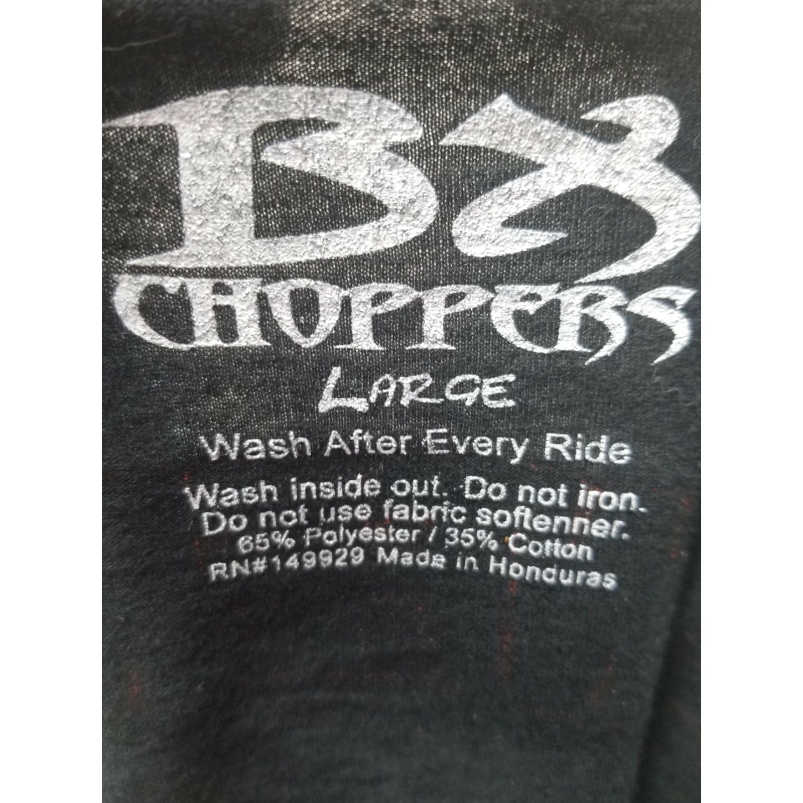 Vintage MENS L BX Choppers DA BRONX BOYS Bike Week 2016 Double-Sided T Shirt Shirt Mens Large Black Cotton Short Sleeve Crew Neck Size US L / EU 52-54 / 3 - 3 Thumbnail