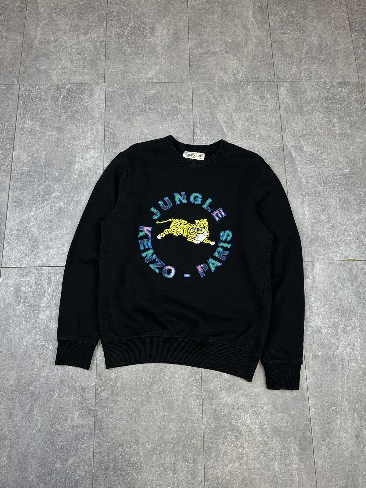H&M × Kenzo Women’s Kenzo x H&M overprint logo sweatshirt Size S / US 4 / IT 40 - 2 Thumbnail