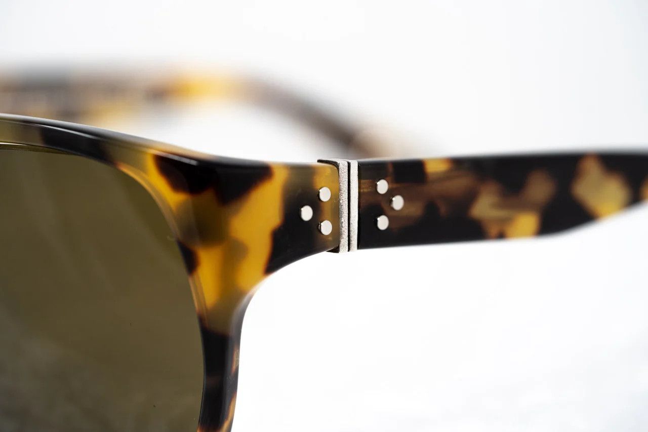 Ann Demeulemeester Ann Demeulemeester Sunglasses Oversized Tortoise and Brown Size ONE SIZE - 7 Thumbnail