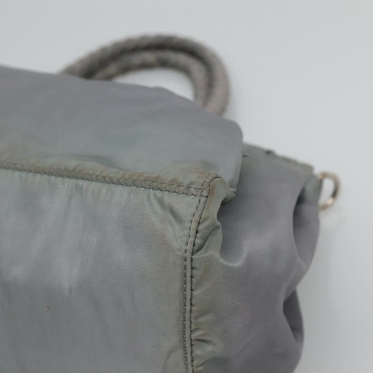 Prada PRADA Hand Bag Nylon Gray Size ONE SIZE - 12 Thumbnail