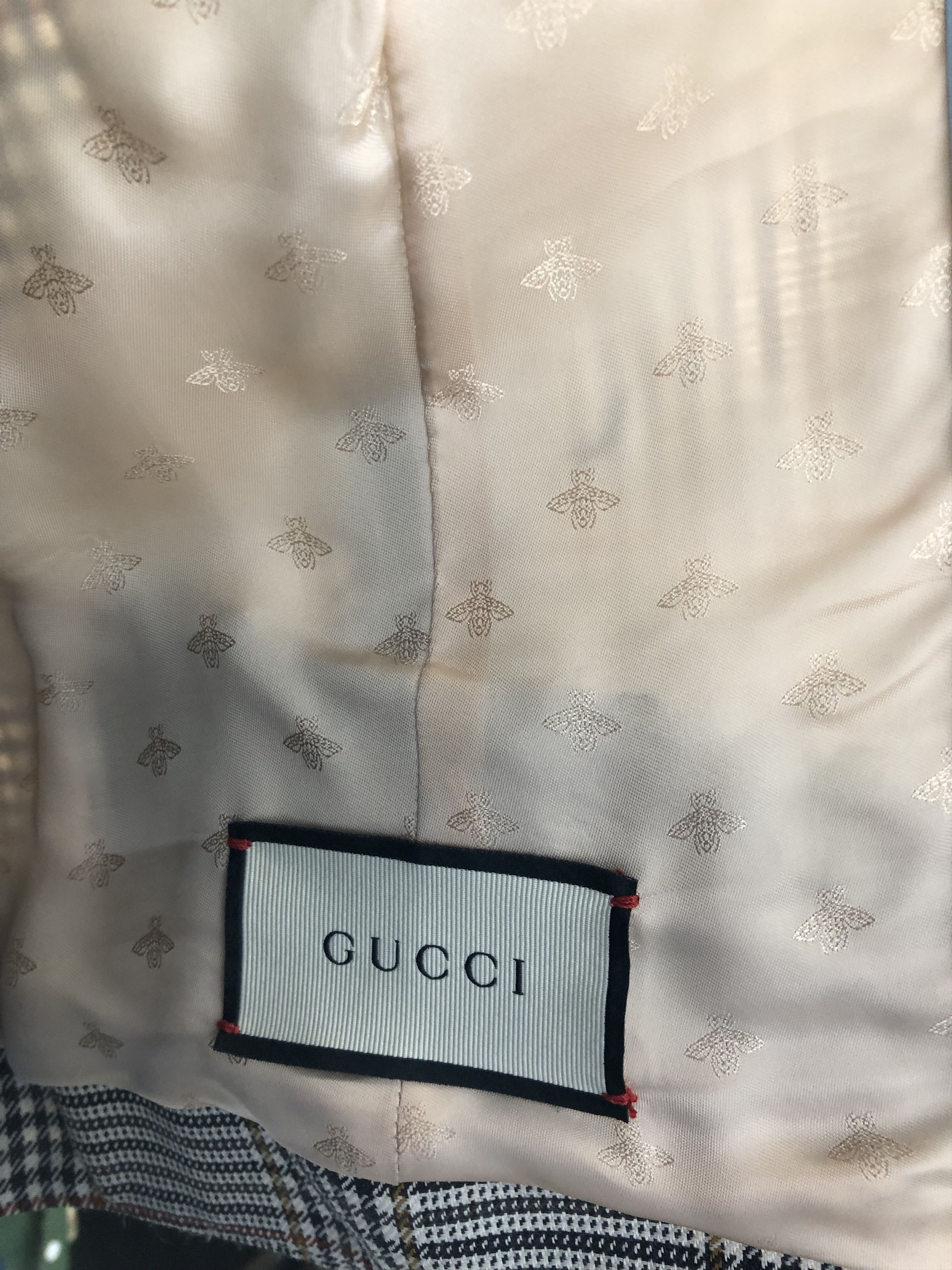 Gucci Gucci Men's 3 Piece Suit Size 50R - 10 Thumbnail