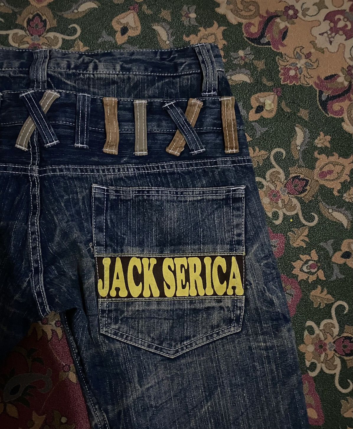 Hysteric Glamour Vintage Jack Serika Double Waist Lightning Style Size US 33 - 8 Thumbnail