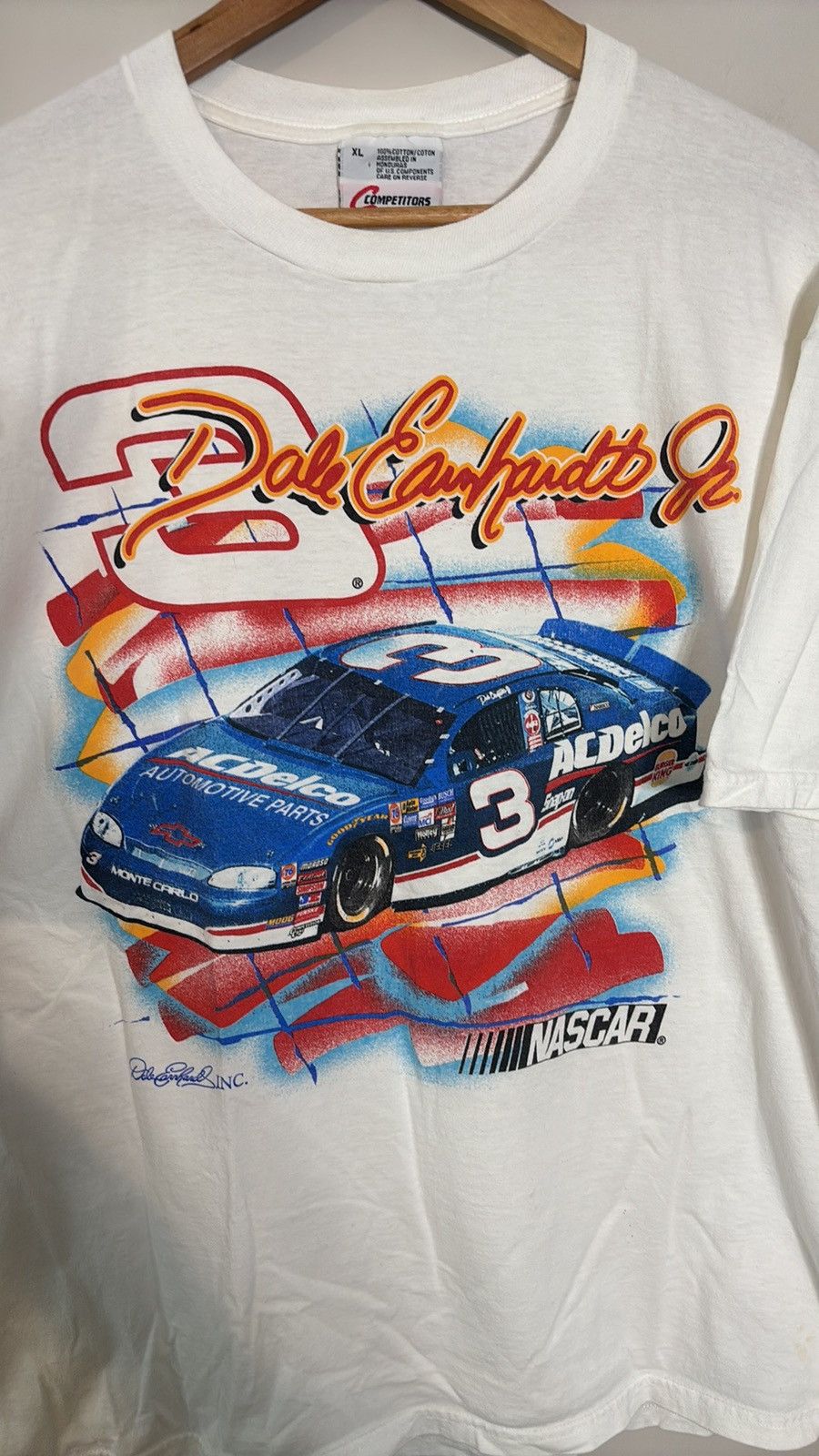 Chase Authentics Vintage Dale Earnhardt Nascar Shirt Size US XL / EU 56 / 4 - 2 Thumbnail