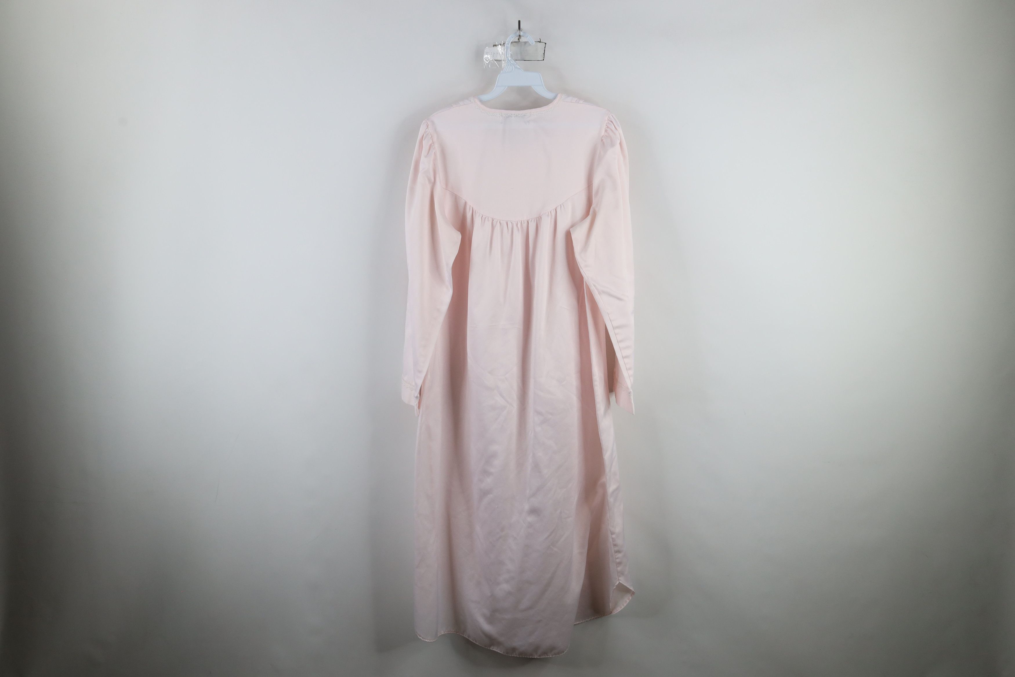 Vintage Vintage 90s Miss Elaine Ruffled Long Sleeve Night Gown Size M / US 6-8 / IT 42-44 - 11 Thumbnail