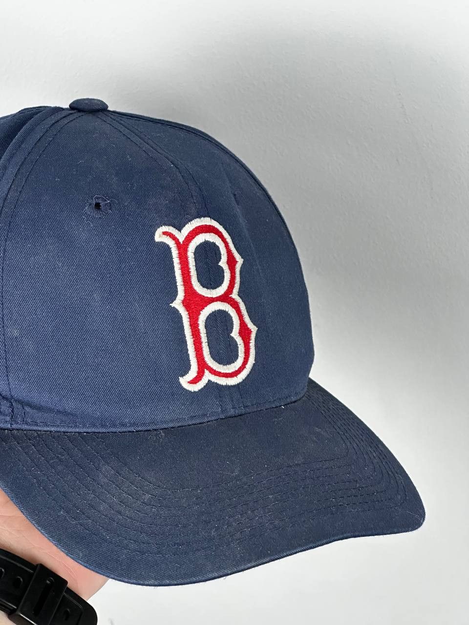 MLB Vintage Boston Red Socks Authentic Blue Hat Size ONE SIZE - 3 Thumbnail