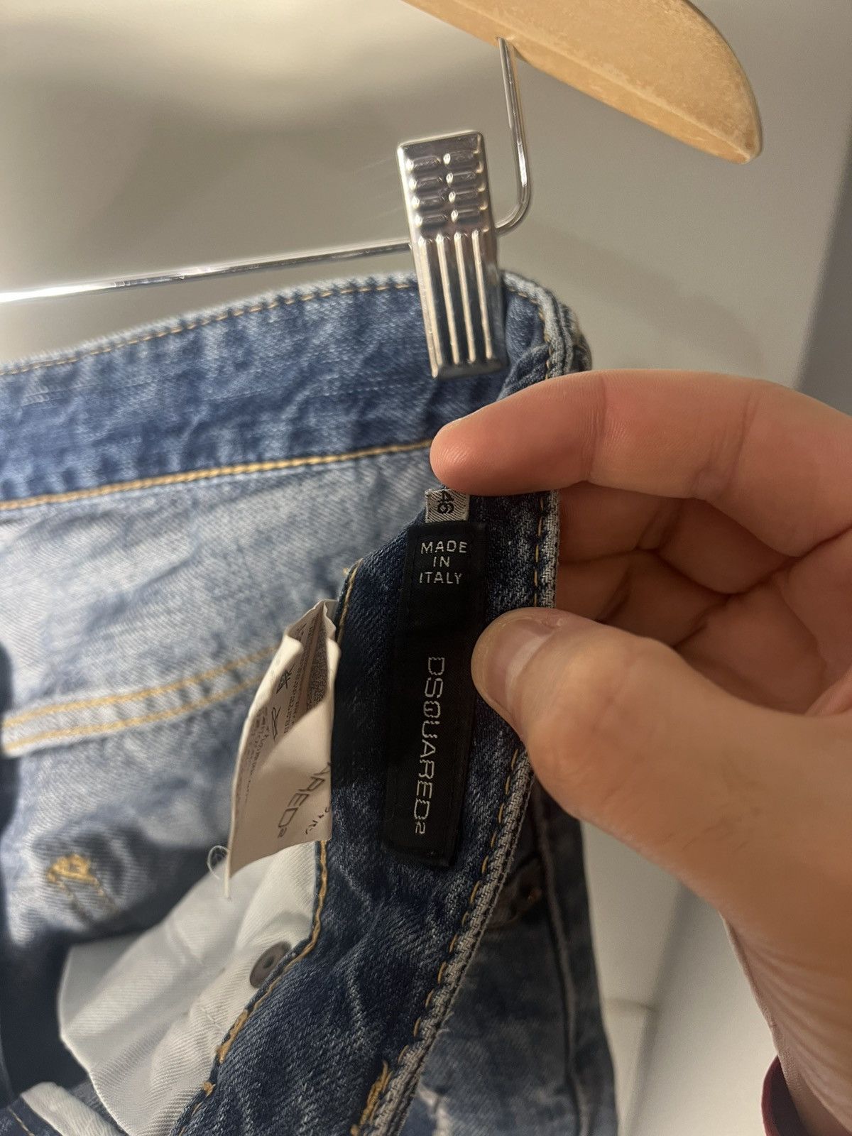 Dsquared2 × Vintage VERY RARE DSQUARED2 DENIM JEANS ITALIAN DESIGNER LUXURY Y2K Size US 32 / EU 48 - 13 Thumbnail