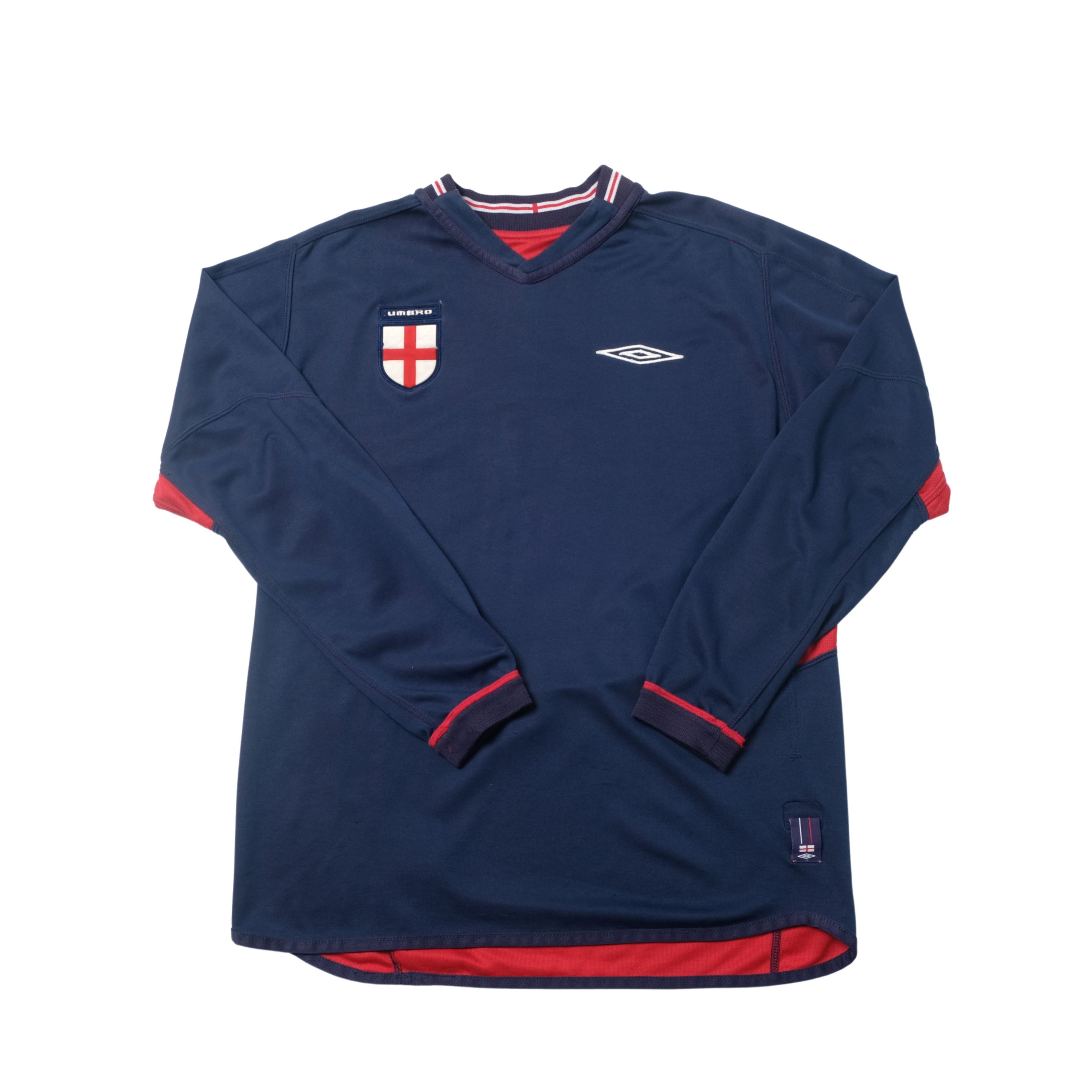 Umbro 2002/04 England Away Shirt Umbro Beckham (M) Size US M / EU 48-50 / 2 - 3 Thumbnail