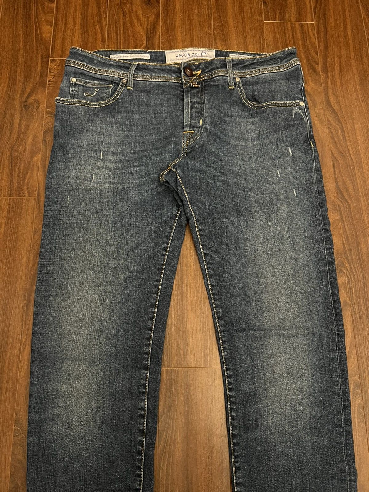 Jacob Cohen Jacob Cohen Luxury J622 Nick Slim Jeans Size US 38 / EU 54 - 3 Thumbnail