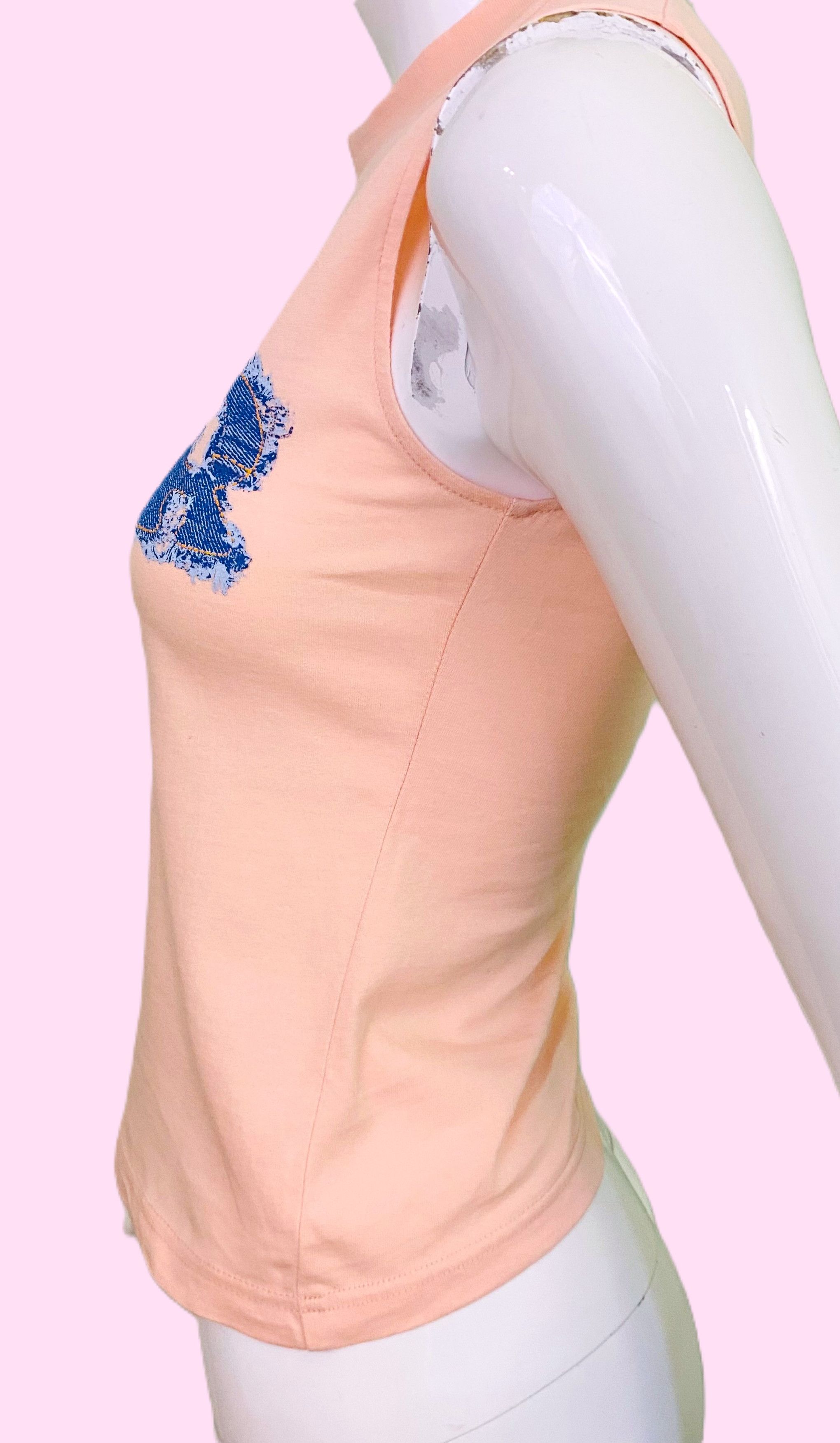 Dior Christian Dior Denim J'adore John Galliano Pink Tee Top Size XS / US 0-2 / IT 36-38 - 6 Thumbnail