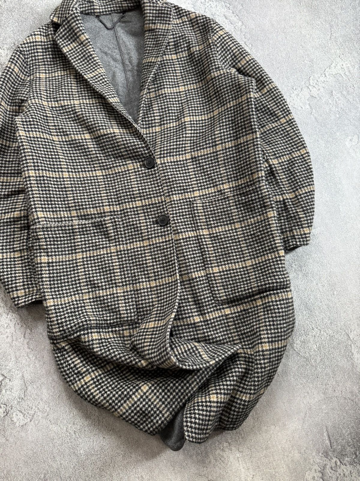 Allsaints Allsaints XS Anya Aurora Coat 🧥 Chekered wool long jacket Size US XS / EU 42 / 0 - 3 Thumbnail